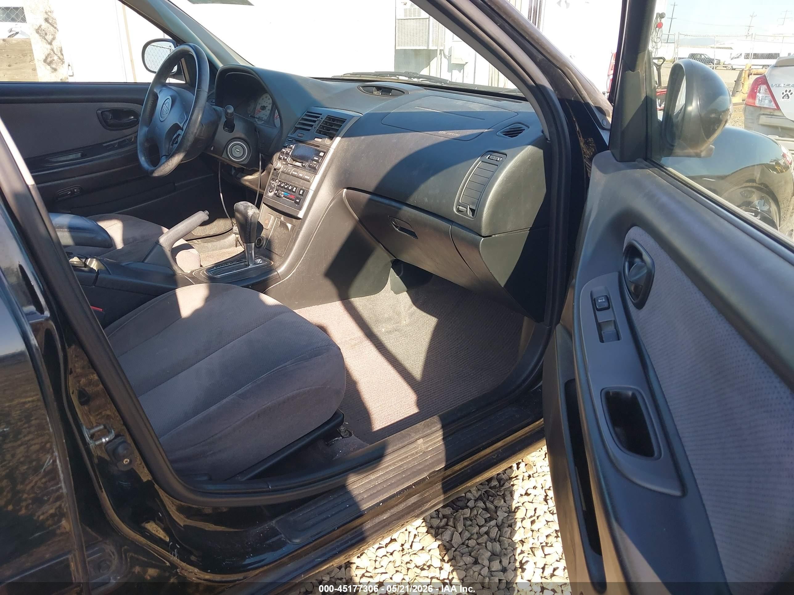 2001 Nissan Maxima Se Black vin: JN1CA31A91T301114