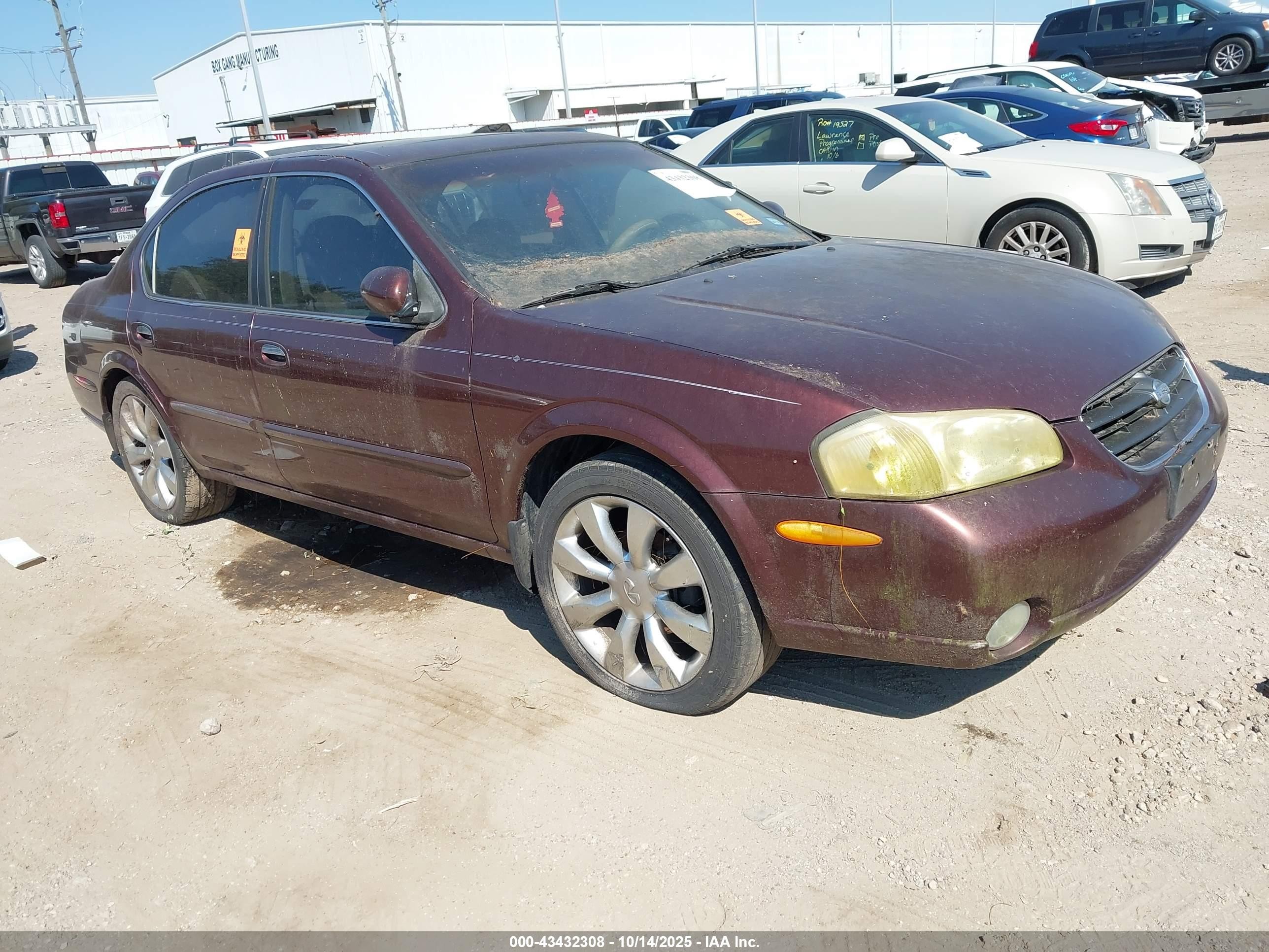 2000 Nissan Maxima Gle/gxe/se Red vin: JN1CA31AXYT211013