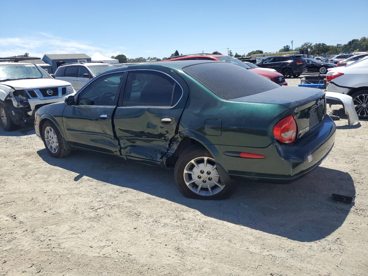 2001 Nissan Maxima Gxe Зеленый vin: JN1CA31D41T606921