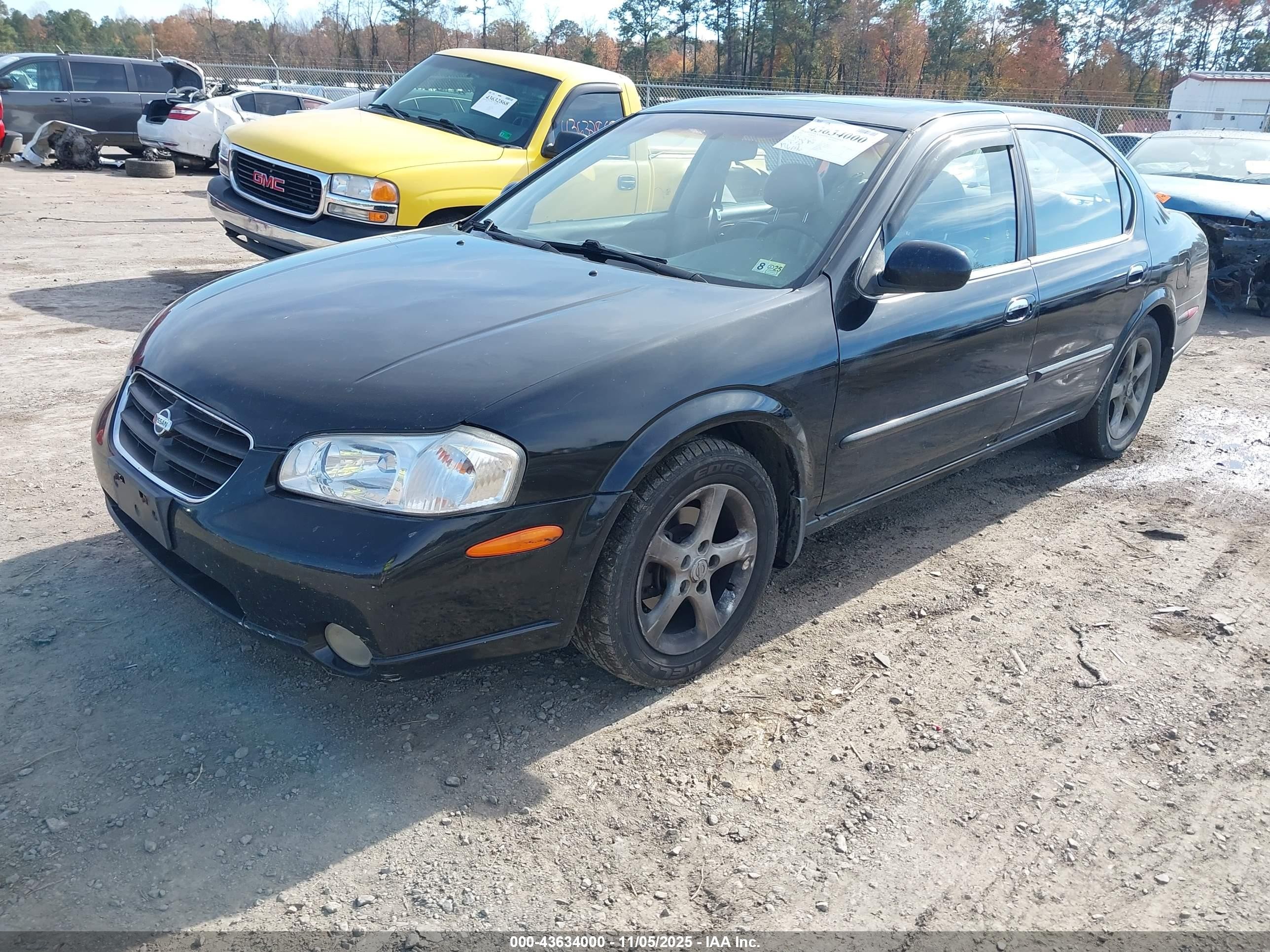 2000 Nissan Maxima Gle/gxe/se Черный vin: JN1CA31D9YT758574