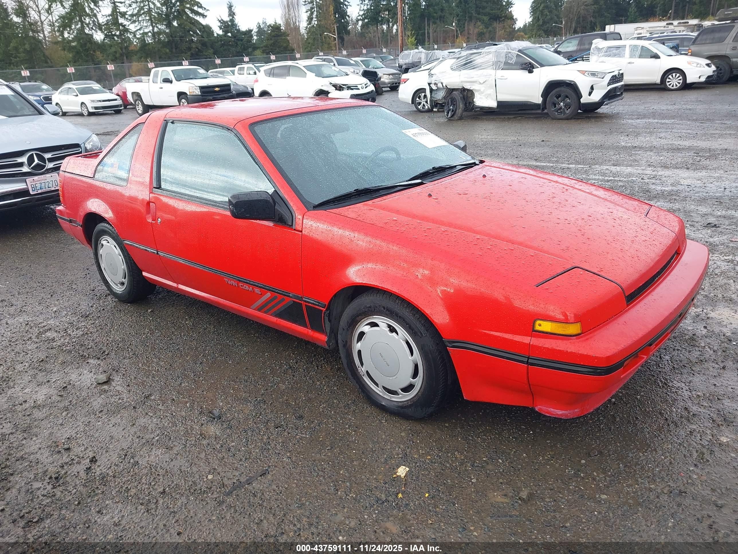 1988 Nissan Pulsar Nx Se Red vin: JN1CN34S2JM008562