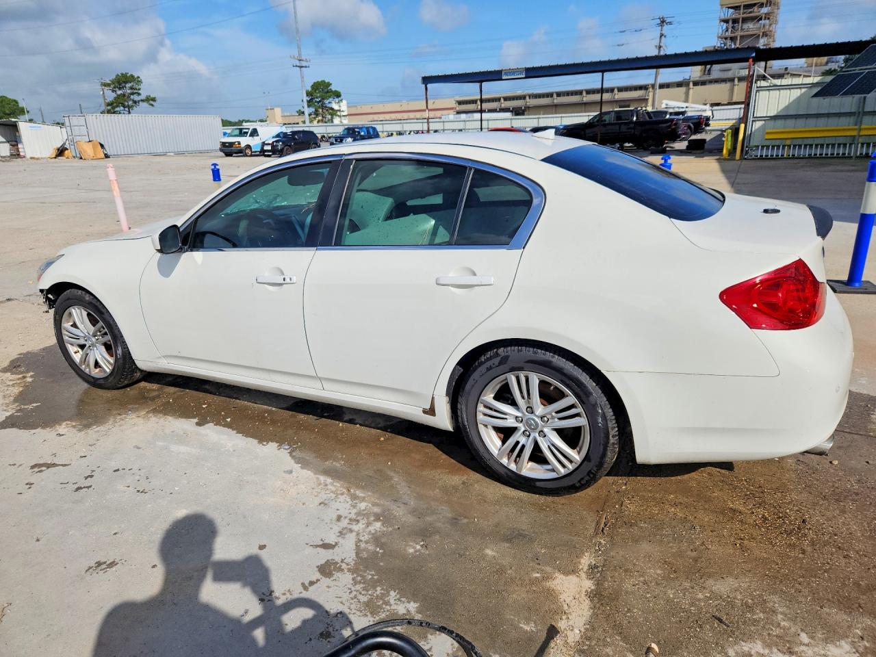 2011 Infiniti G37 Base/sport White vin: JN1CV6AP0BM302139