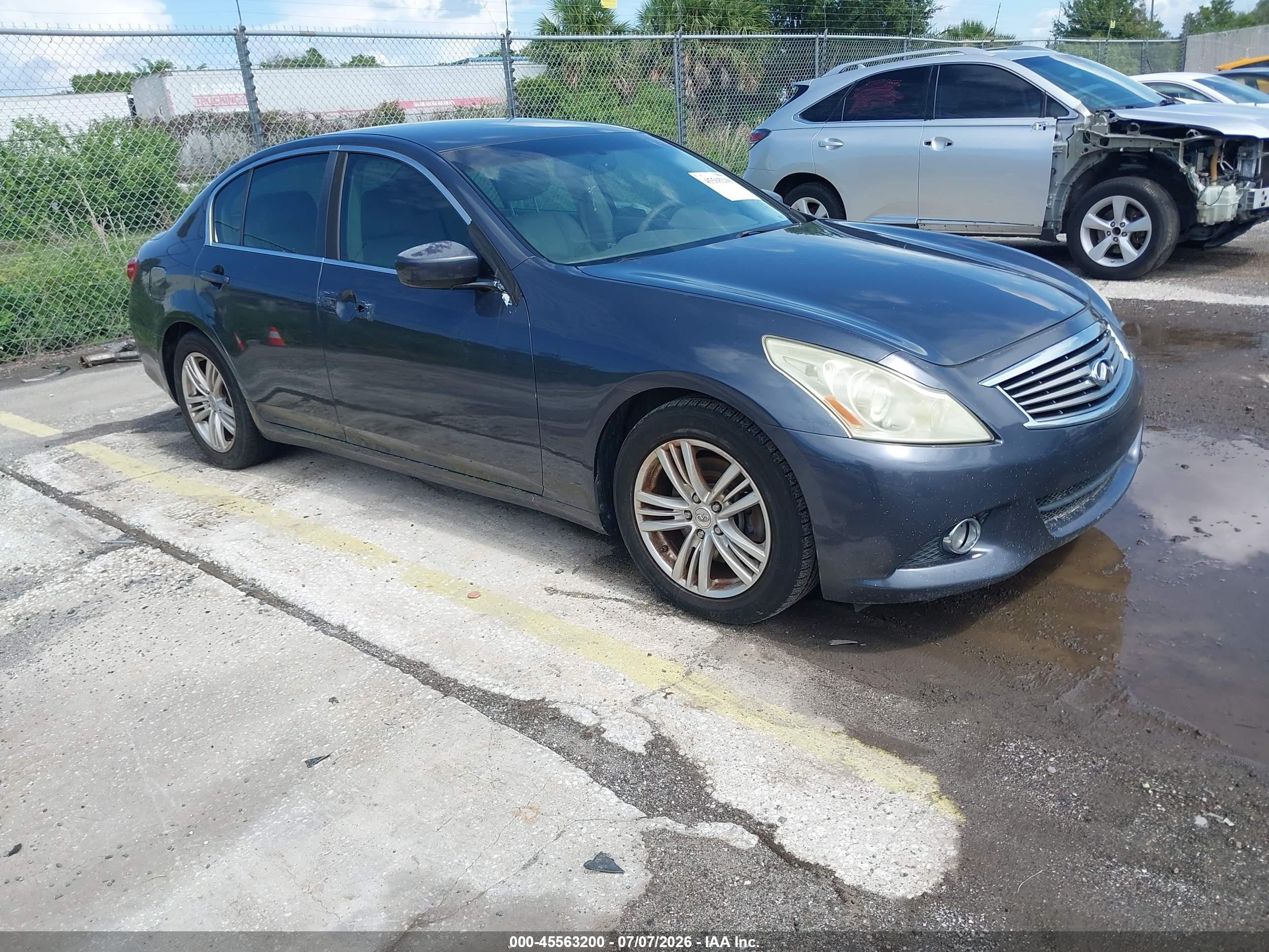 2011 Infiniti G37 Journey Gray vin: JN1CV6AP0BM503488