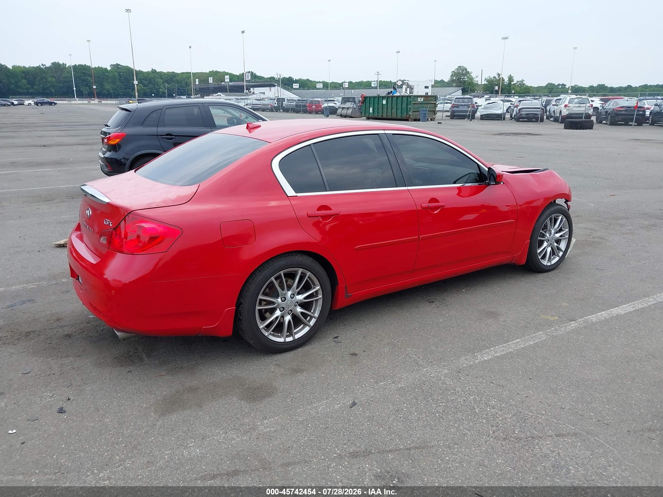 2011 Infiniti G37 Journey Red vin: JN1CV6AP0BM508769