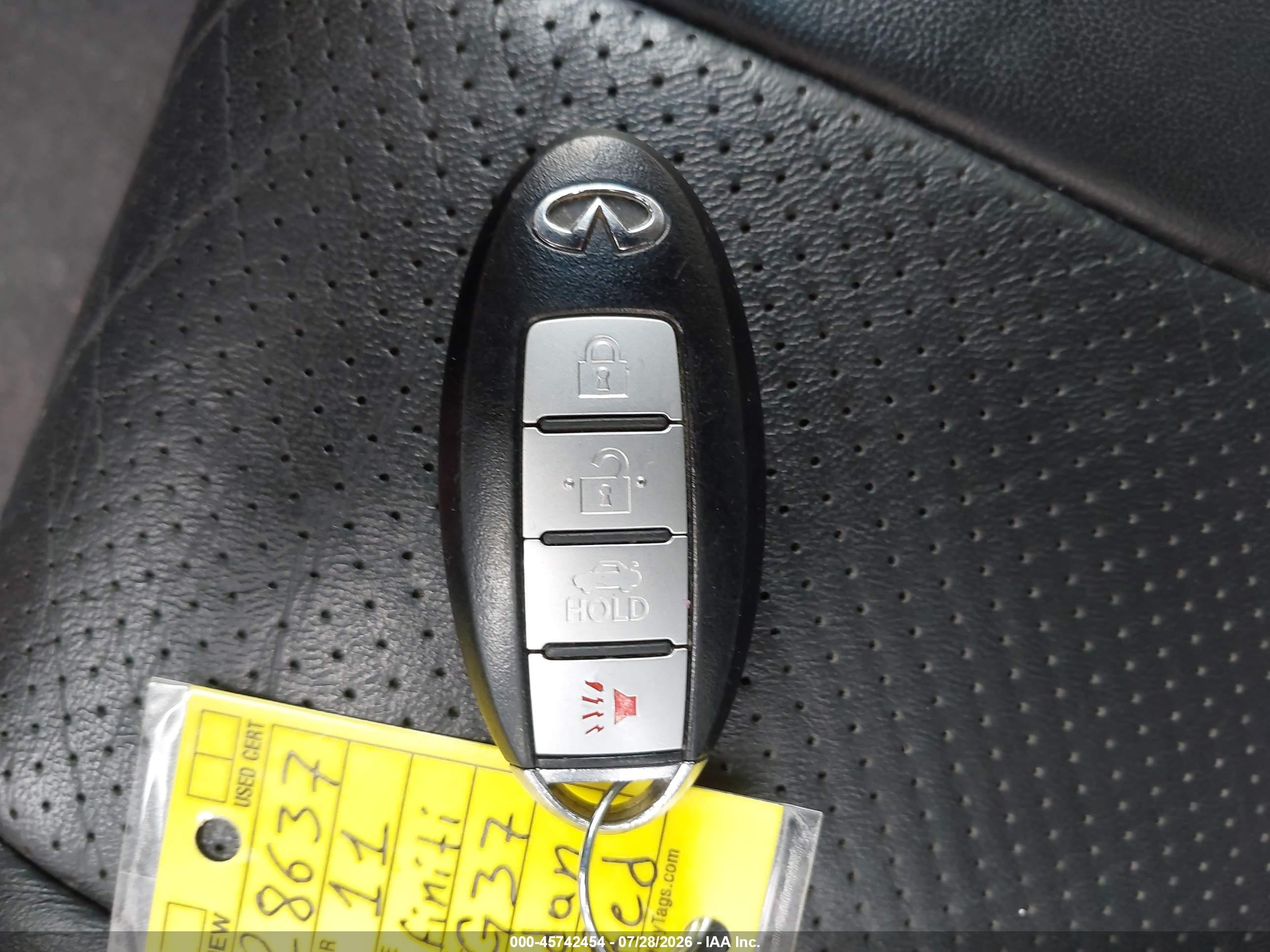 2011 Infiniti G37 Journey Red vin: JN1CV6AP0BM508769