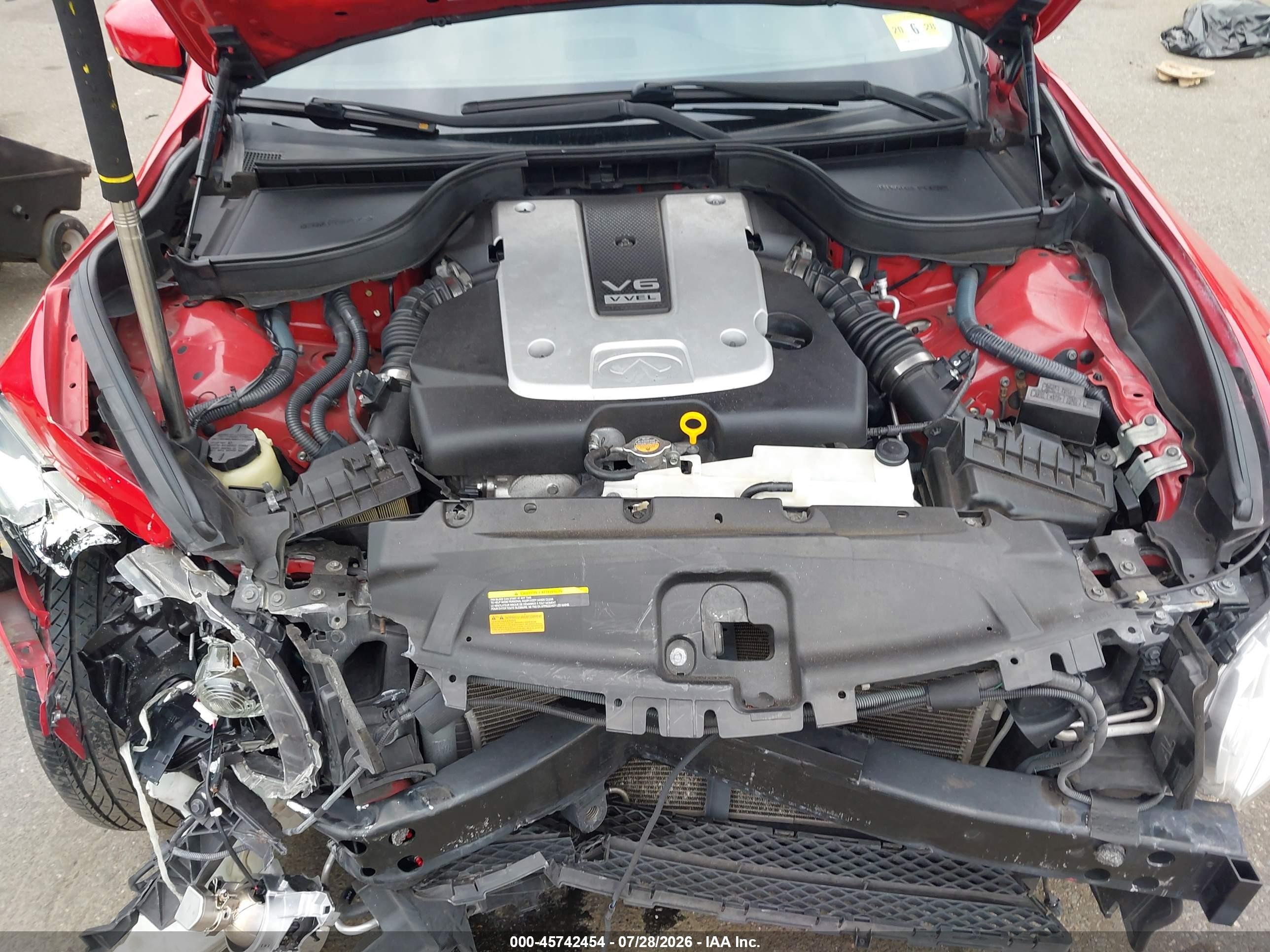 2011 Infiniti G37 Journey Red vin: JN1CV6AP0BM508769
