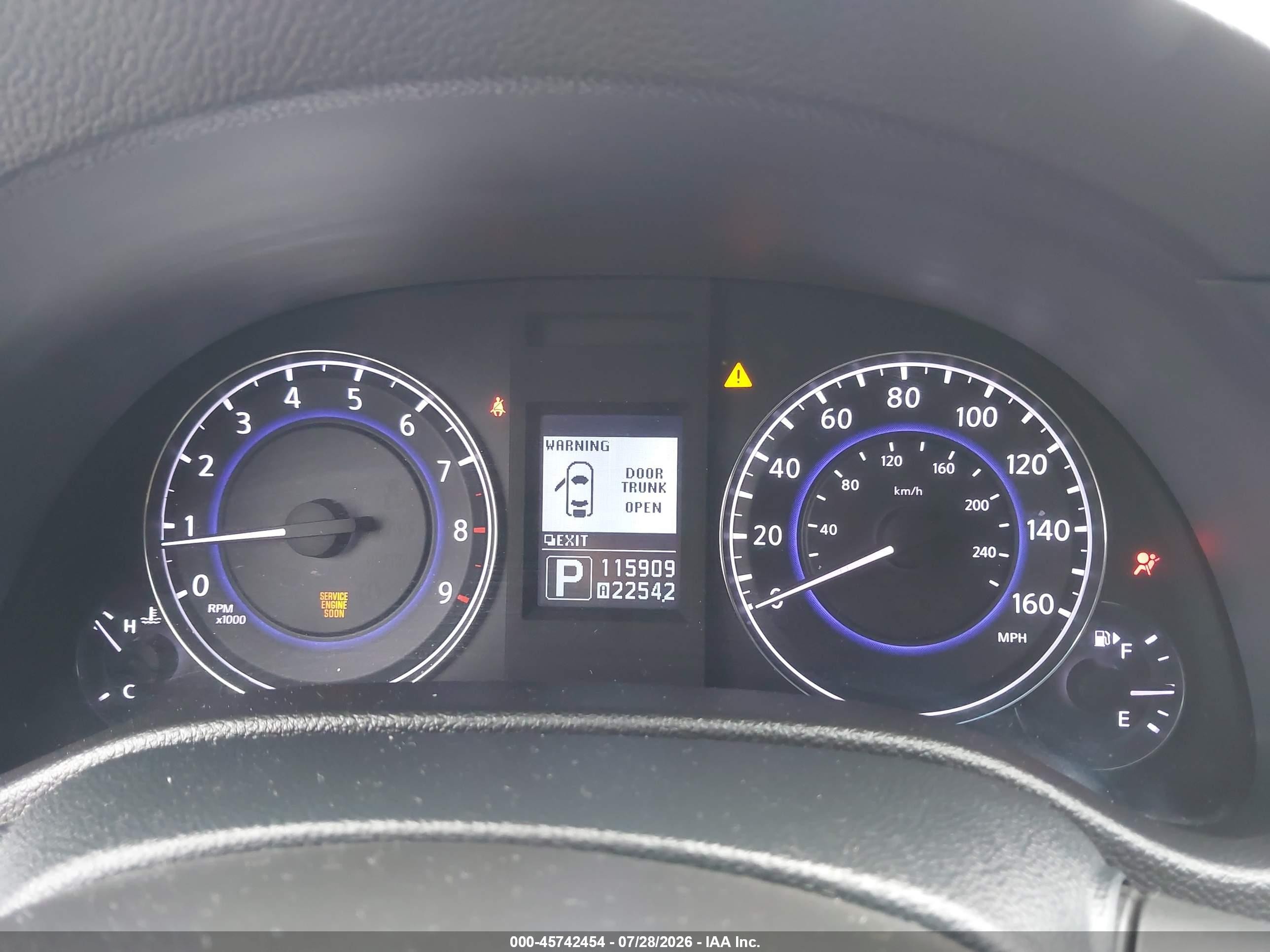 2011 Infiniti G37 Journey Red vin: JN1CV6AP0BM508769