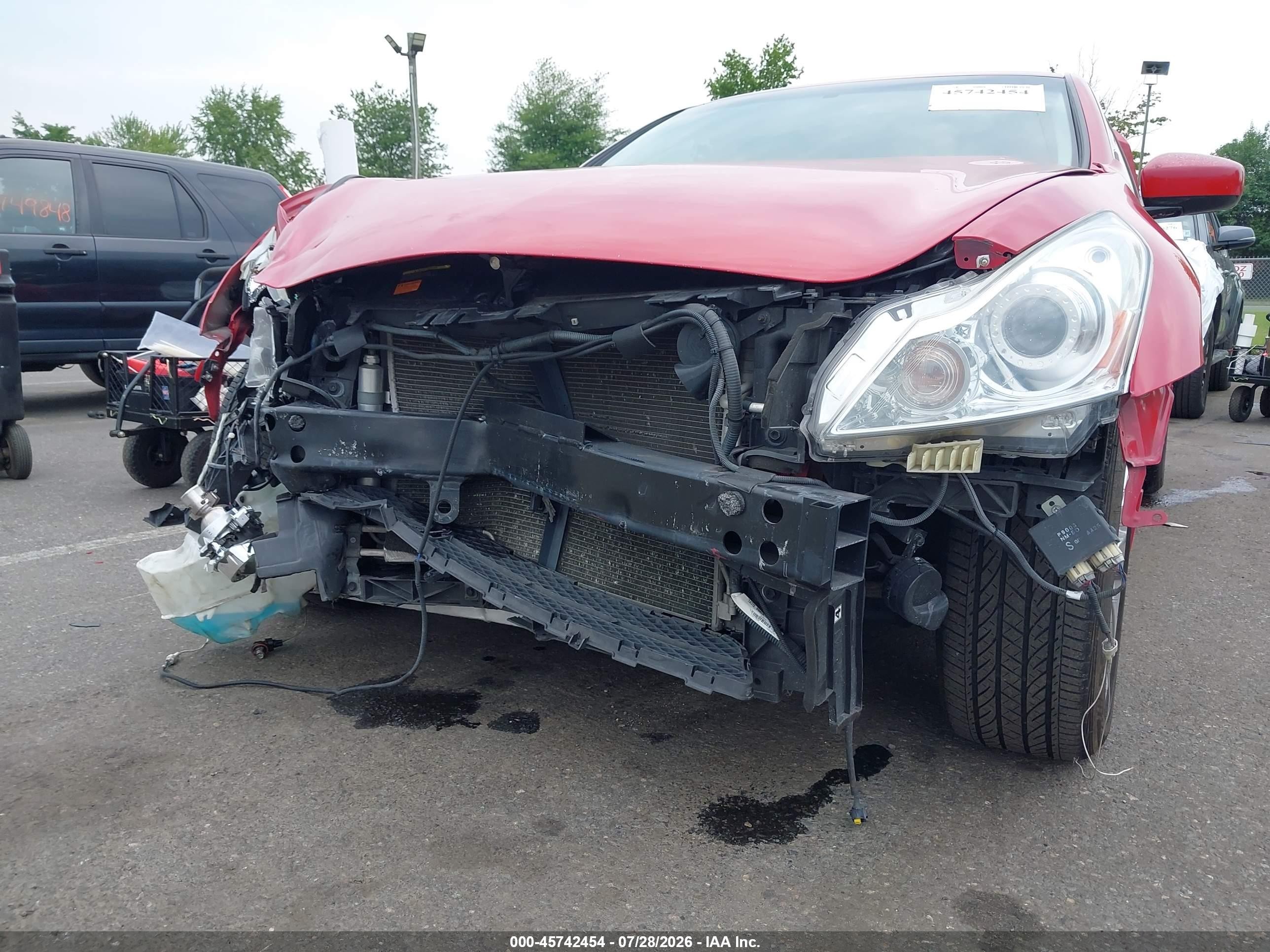 2011 Infiniti G37 Journey Red vin: JN1CV6AP0BM508769