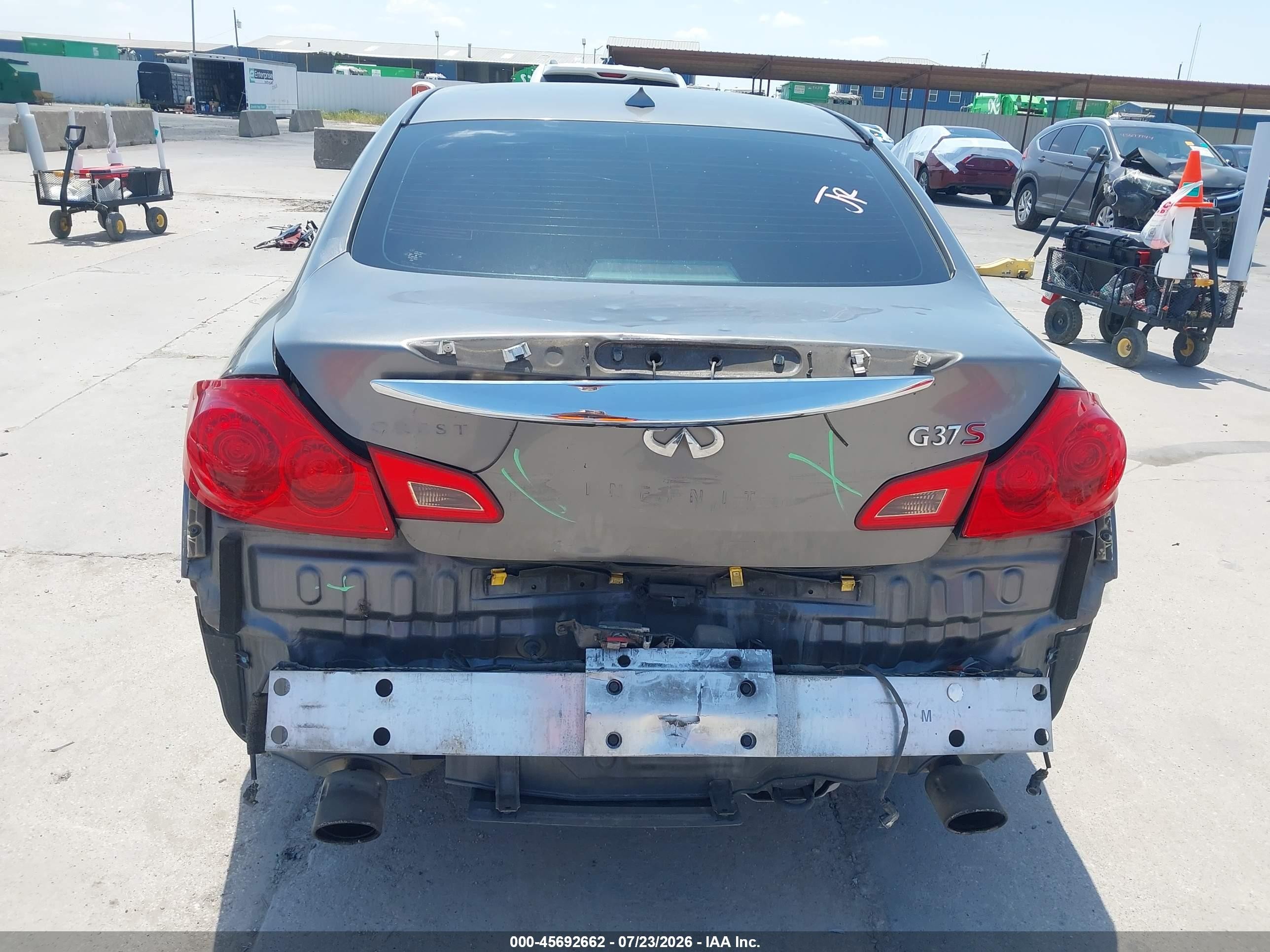 2011 Infiniti G37 Journey Green vin: JN1CV6AP0BM510196