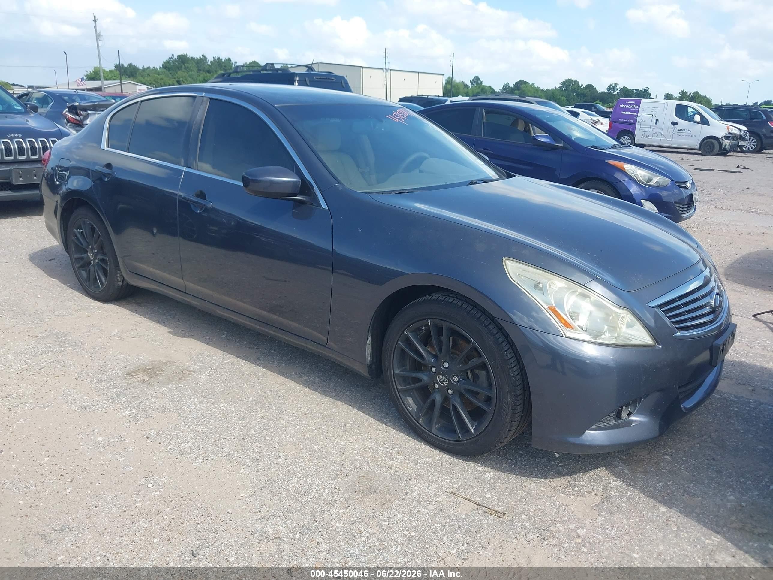 2012 Infiniti G37 Journey Gray vin: JN1CV6AP0CM625222