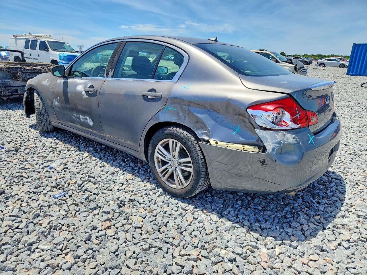 2012 Infiniti G37 Sedan Journey Серый vin: JN1CV6AP0CM625415