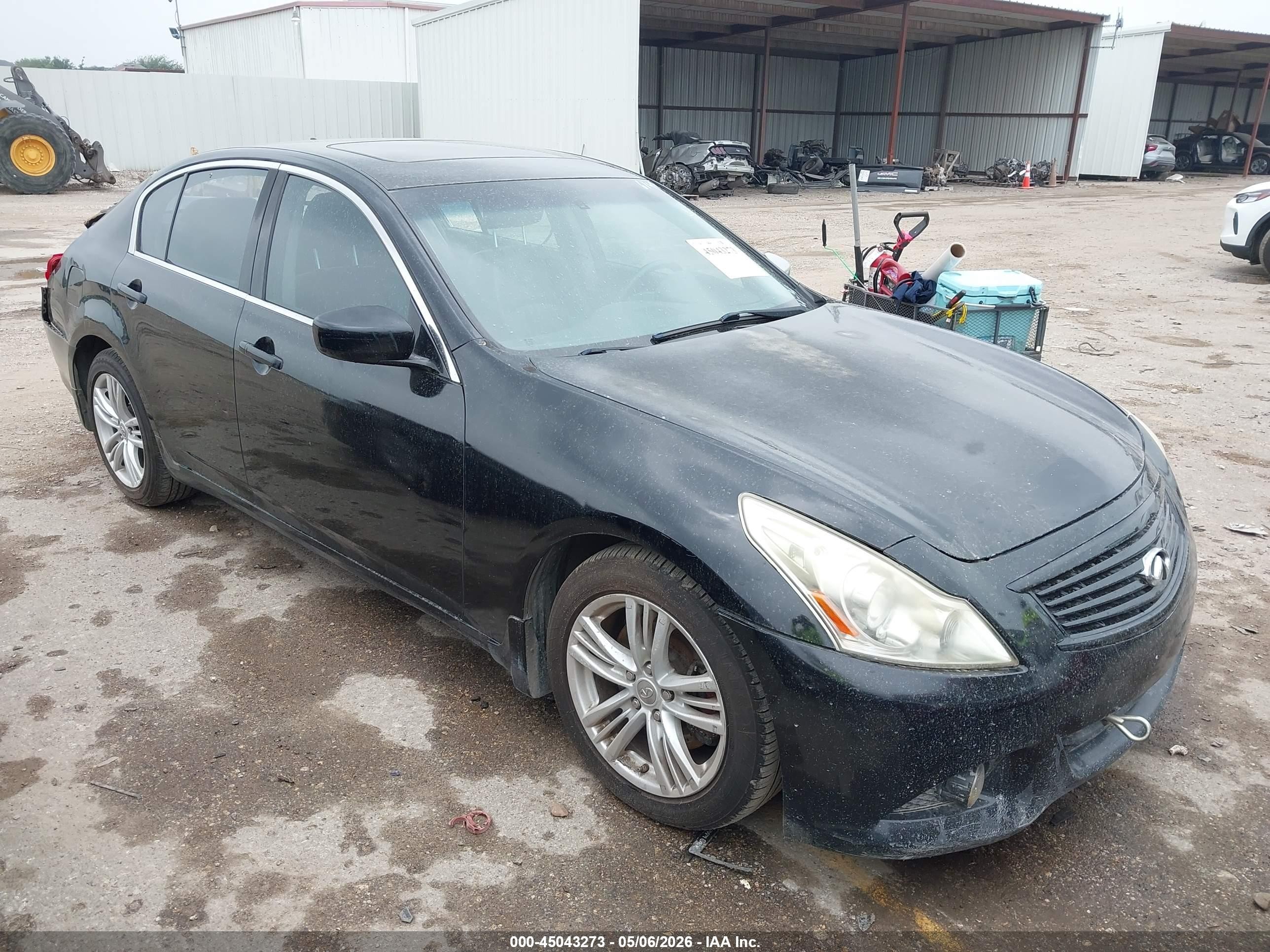 2012 Infiniti G37 Journey Black vin: JN1CV6AP0CM626144