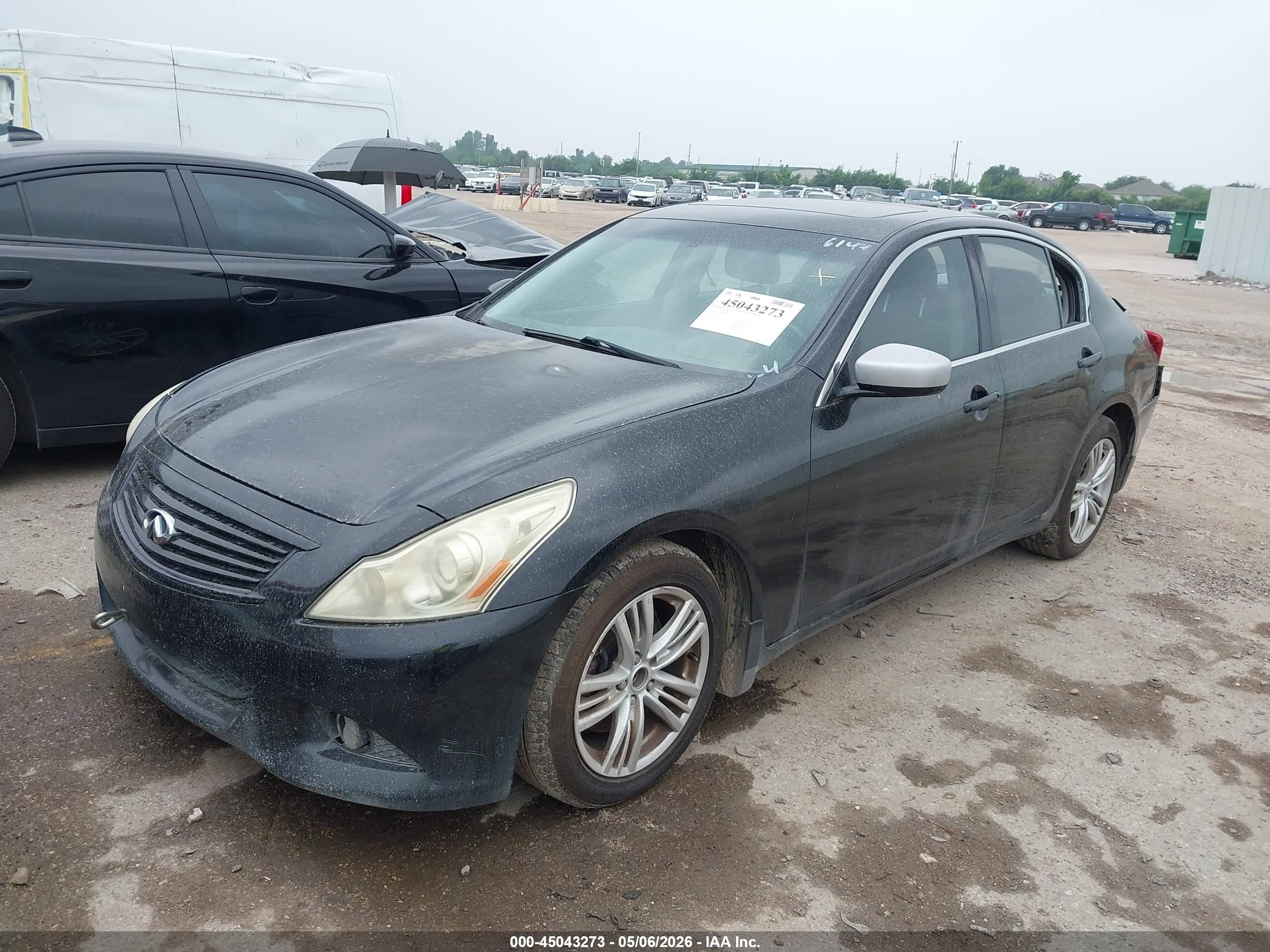 2012 Infiniti G37 Journey Black vin: JN1CV6AP0CM626144