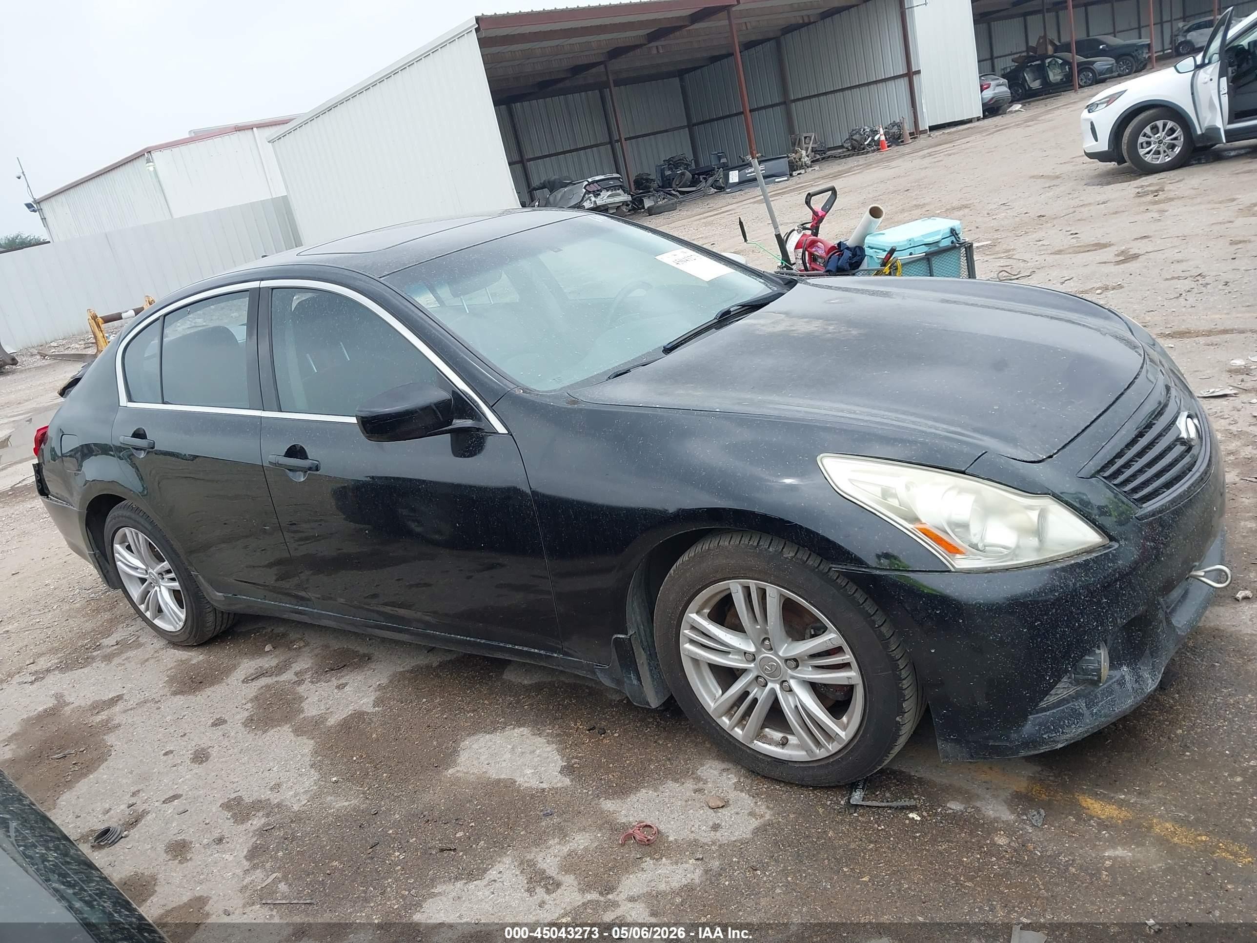 2012 Infiniti G37 Journey Black vin: JN1CV6AP0CM626144