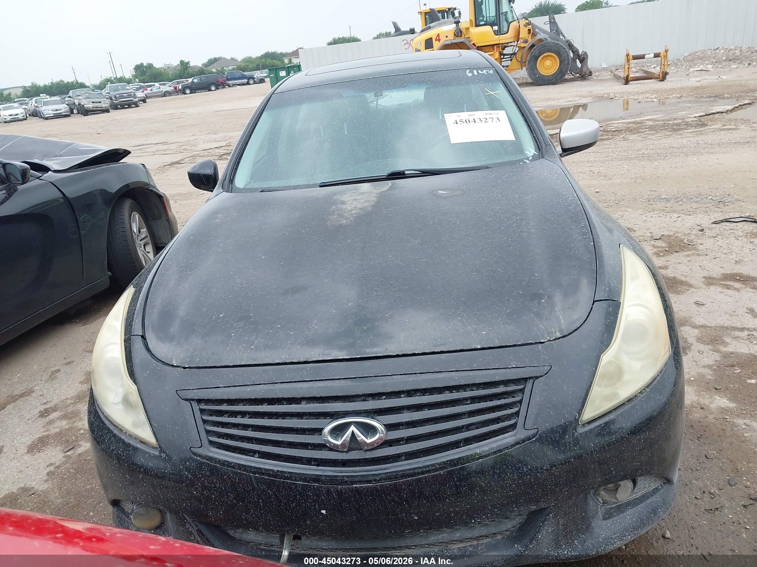 2012 Infiniti G37 Journey Black vin: JN1CV6AP0CM626144