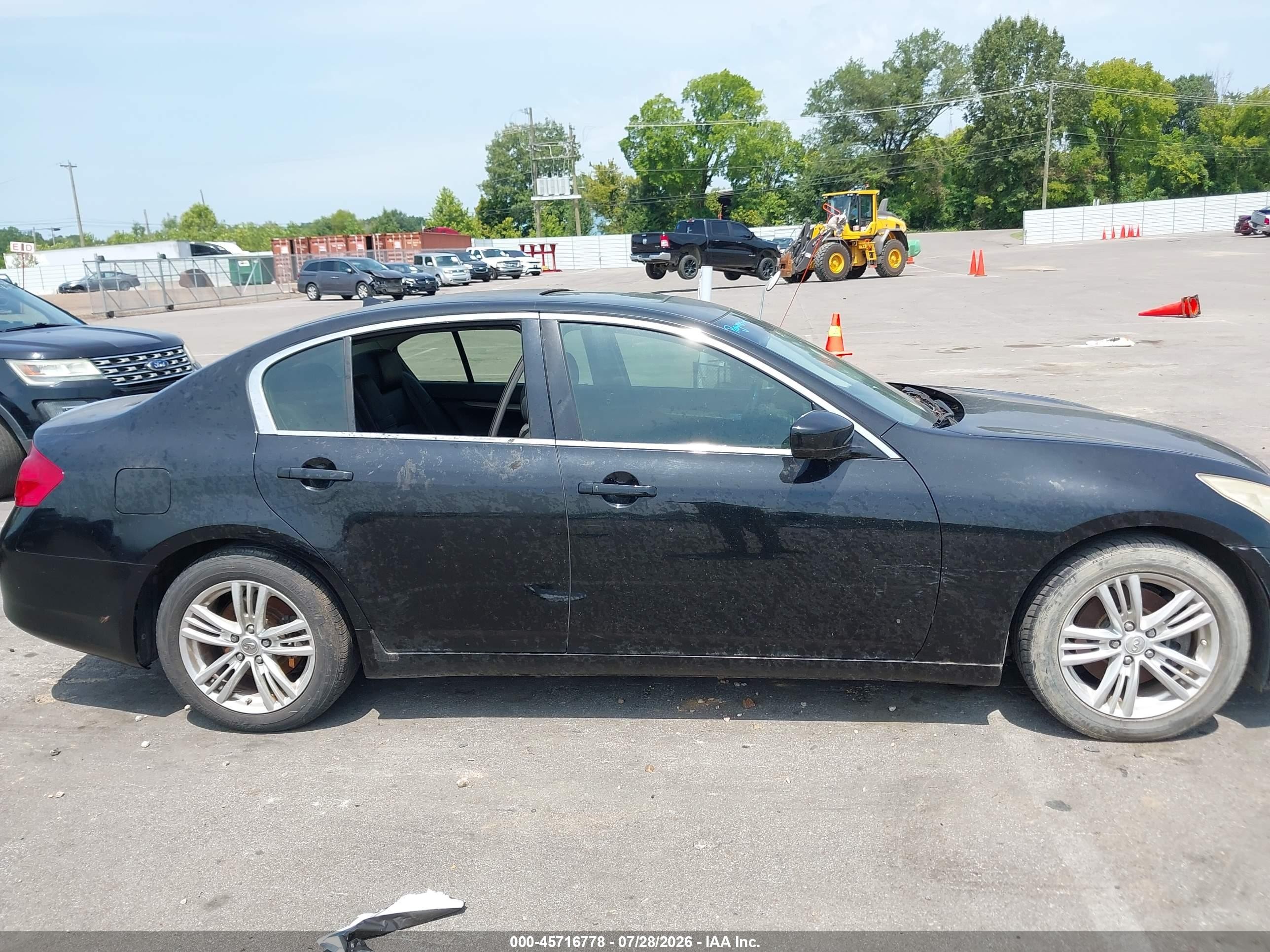 2012 Infiniti G37 Journey Black vin: JN1CV6AP0CM629741
