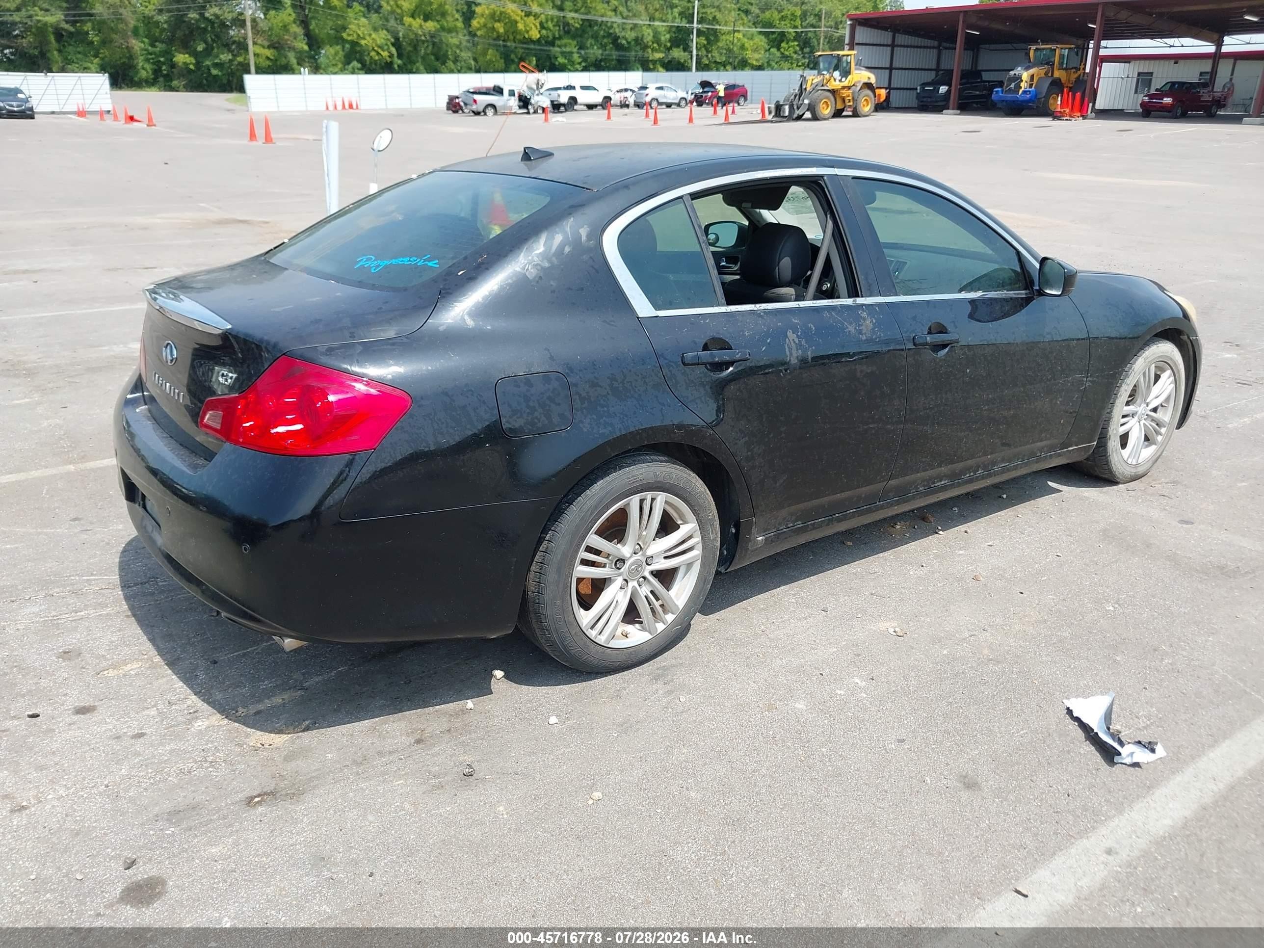 2012 Infiniti G37 Journey Black vin: JN1CV6AP0CM629741