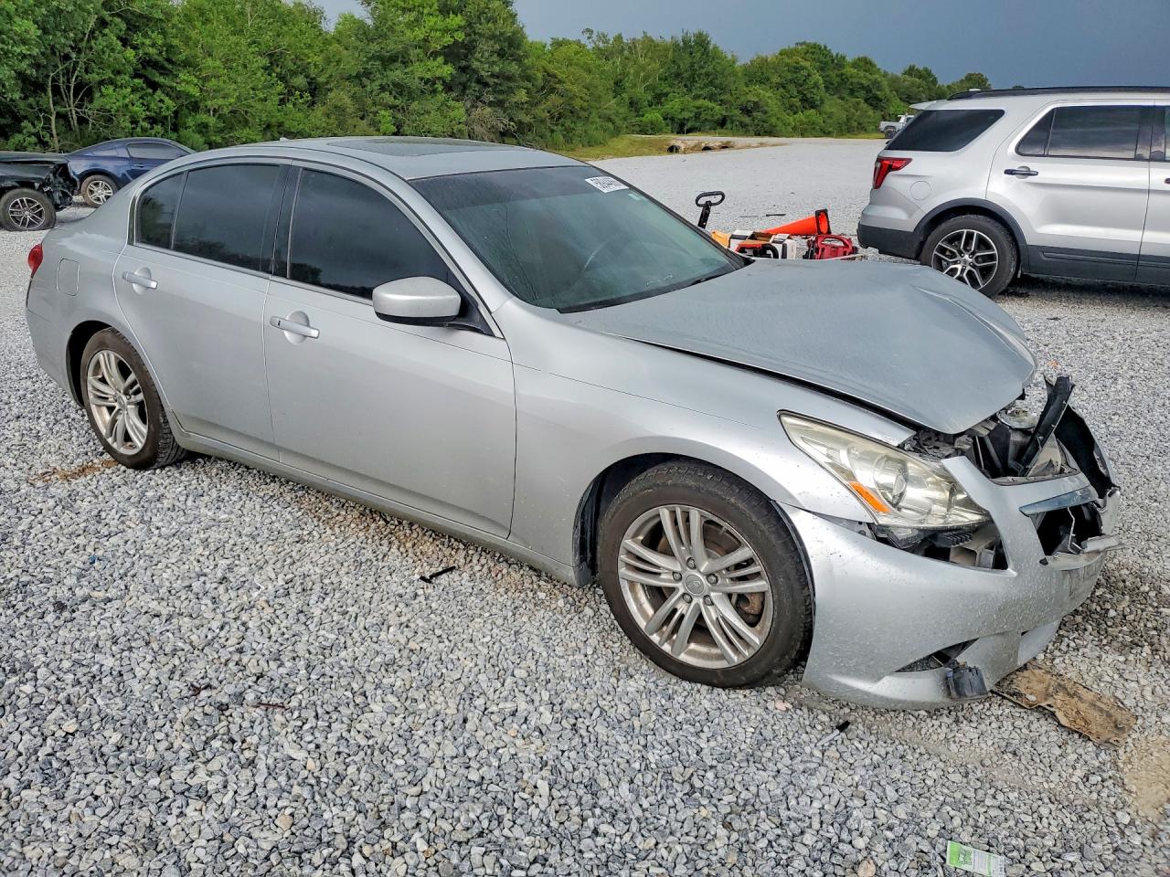 2012 Infiniti G37 Sedan Journey Silver vin: JN1CV6AP0CM934723