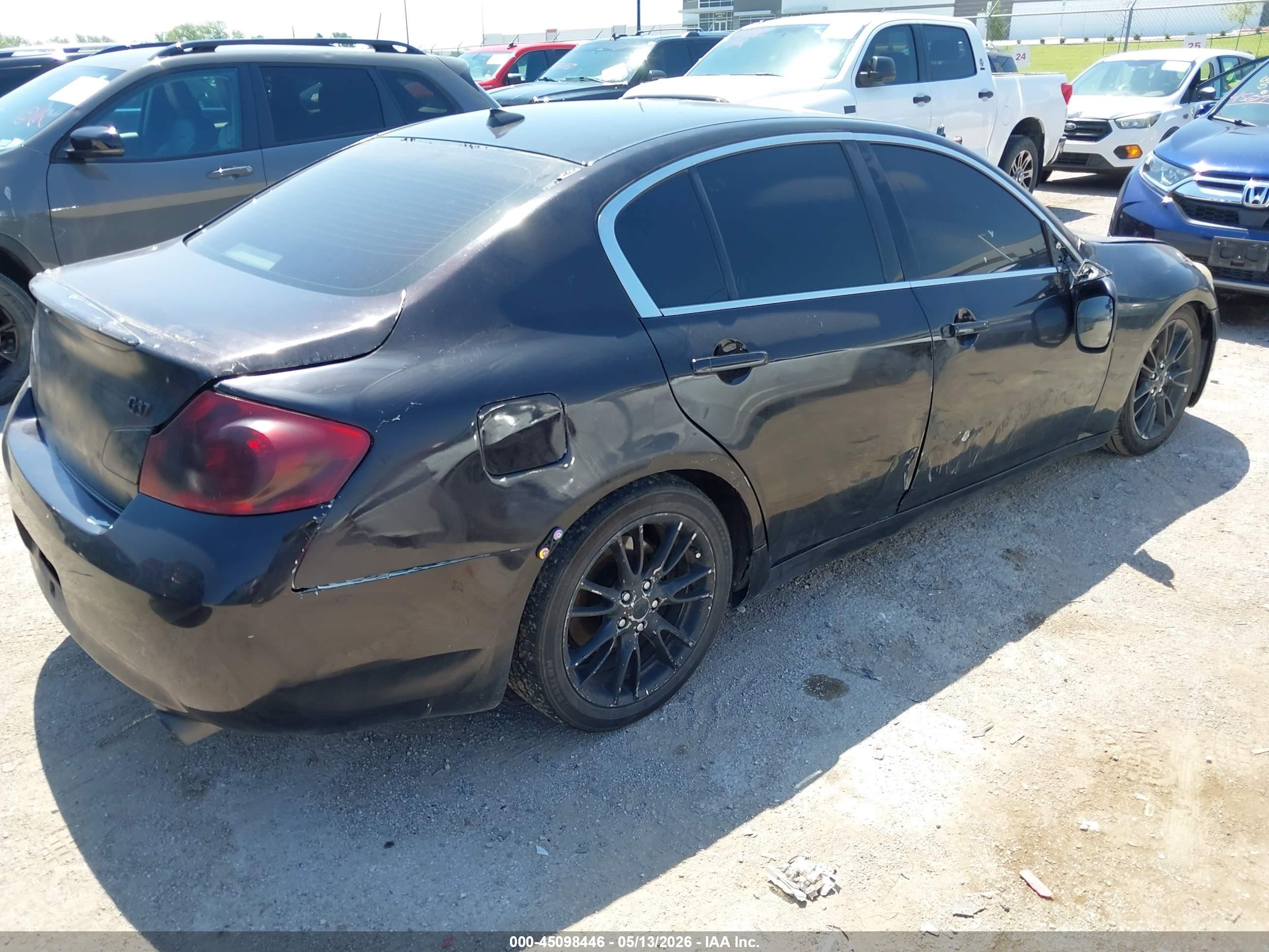 2012 Infiniti G37 Journey Black vin: JN1CV6AP0CM934754
