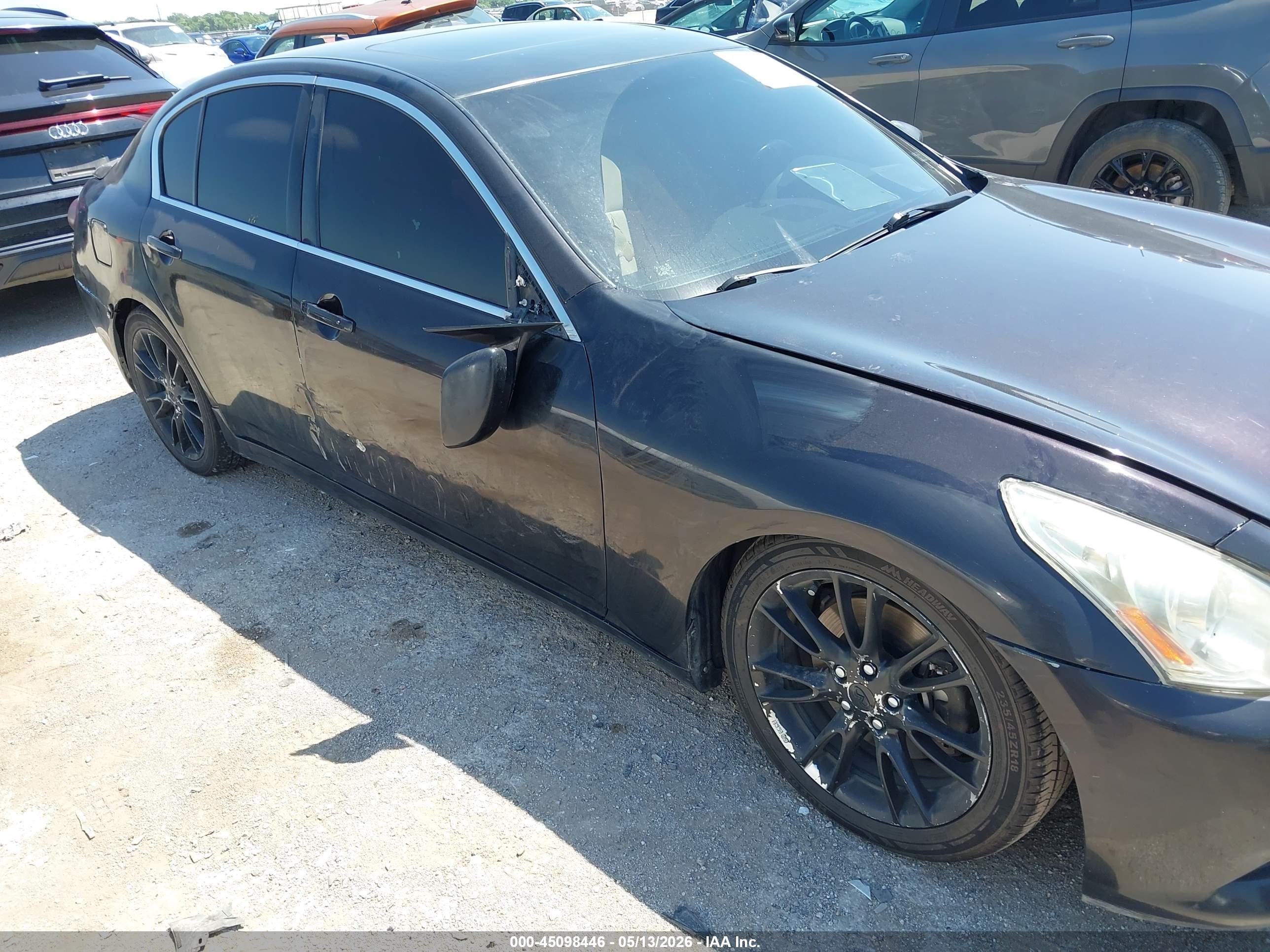 2012 Infiniti G37 Journey Black vin: JN1CV6AP0CM934754