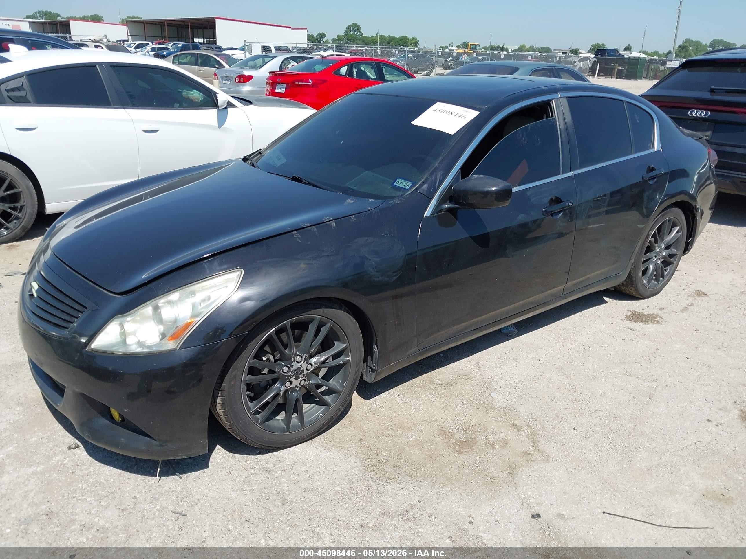 2012 Infiniti G37 Journey Black vin: JN1CV6AP0CM934754