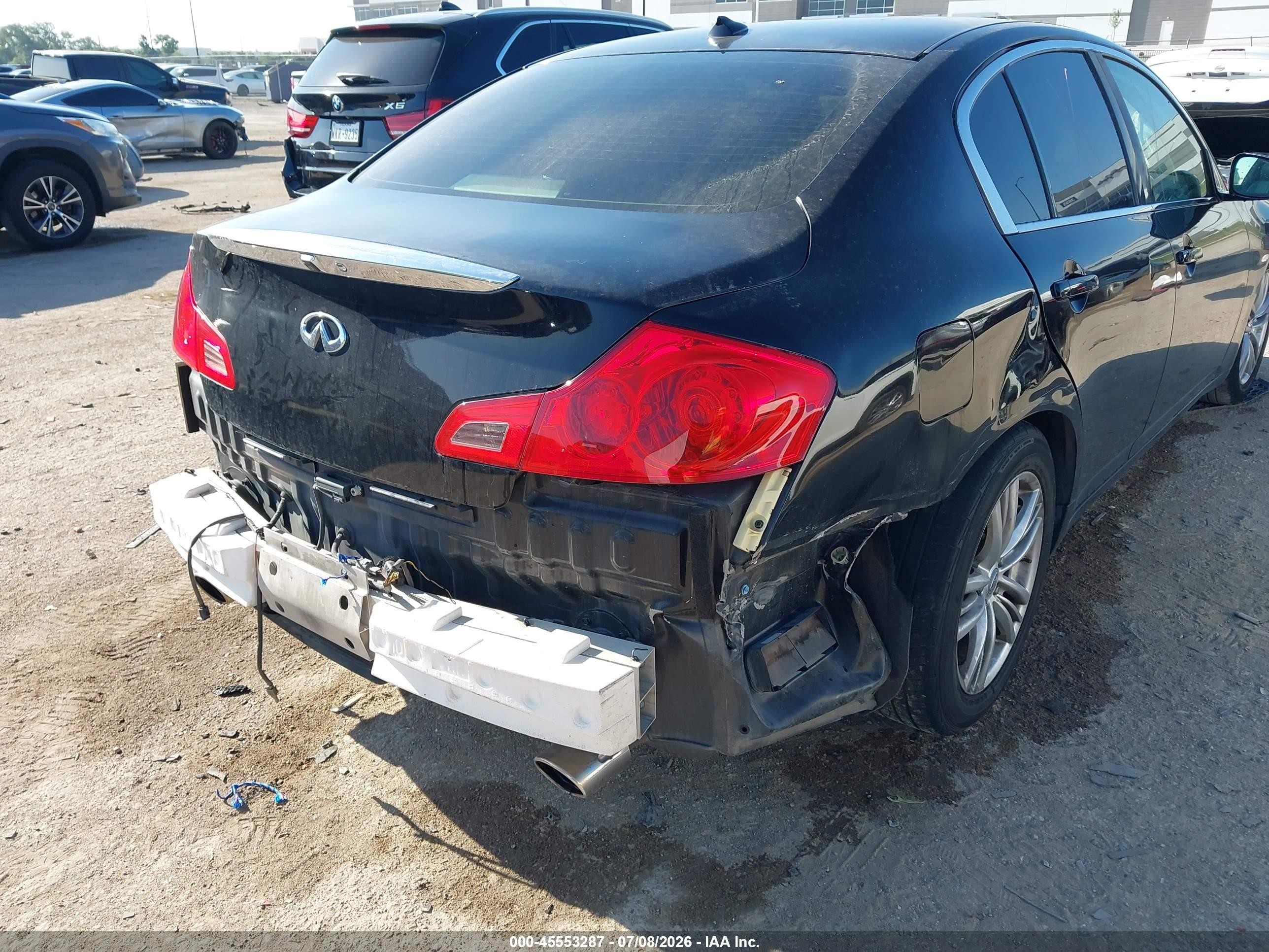 2012 Infiniti G37 Journey Black vin: JN1CV6AP0CM935032