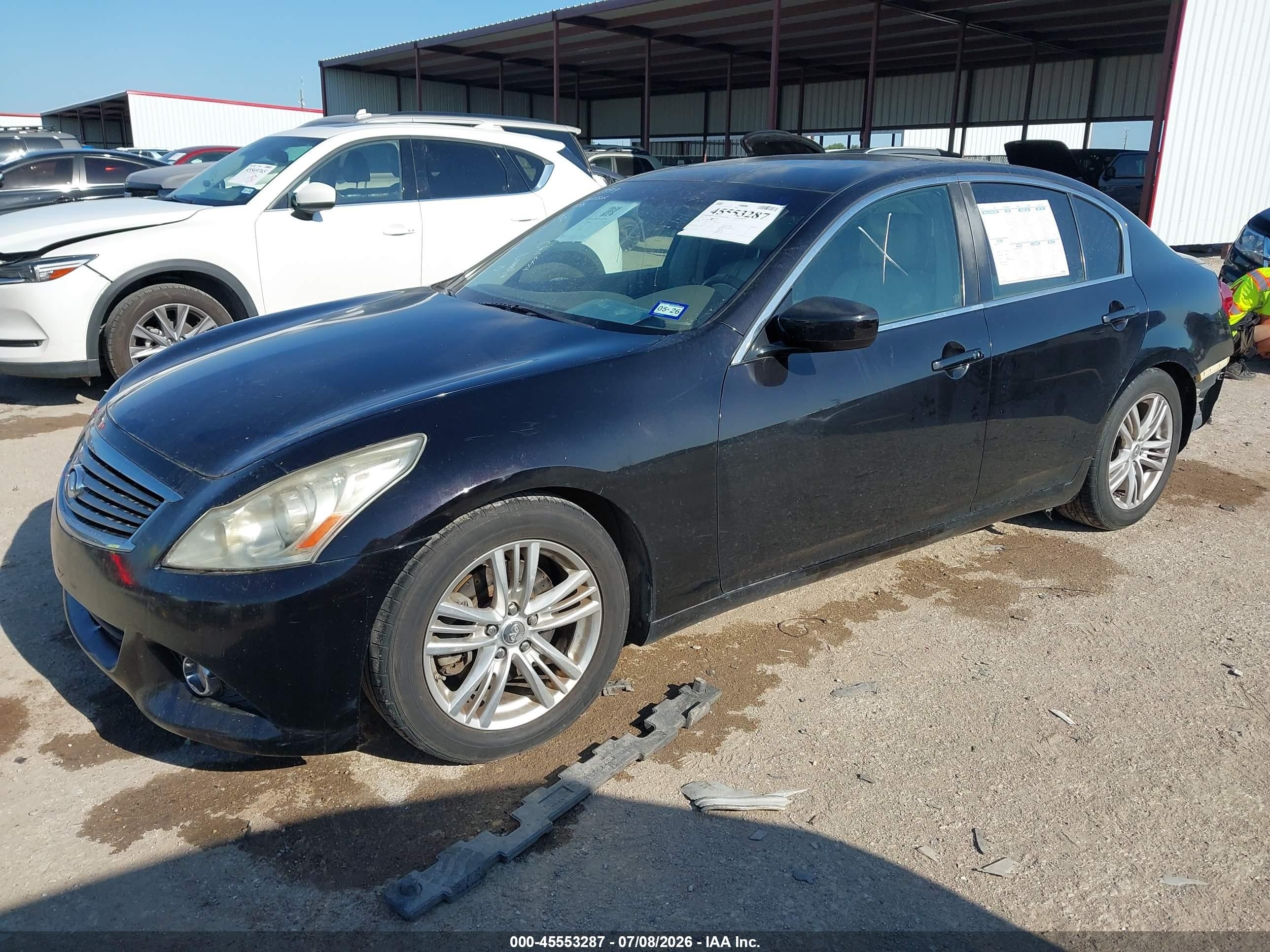 2012 Infiniti G37 Journey Black vin: JN1CV6AP0CM935032