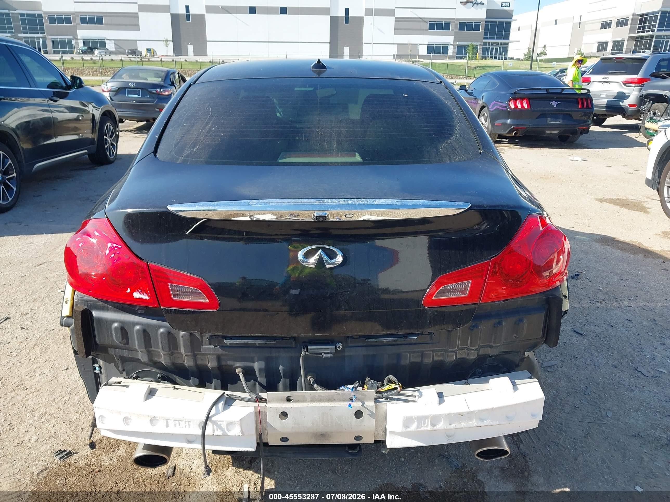 2012 Infiniti G37 Journey Black vin: JN1CV6AP0CM935032