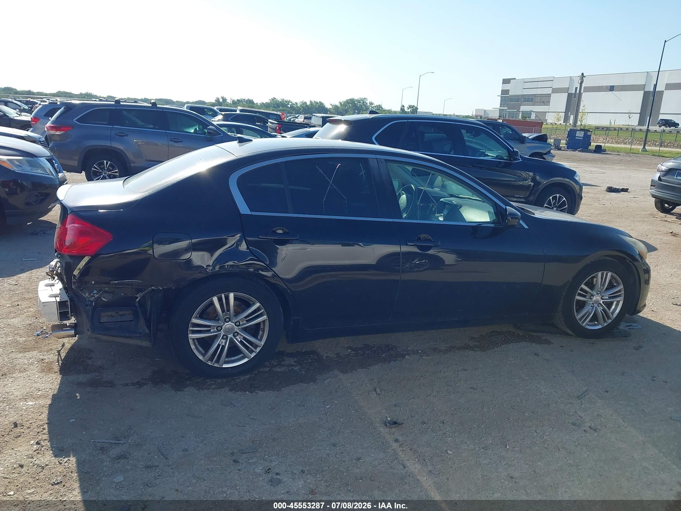 2012 Infiniti G37 Journey Black vin: JN1CV6AP0CM935032