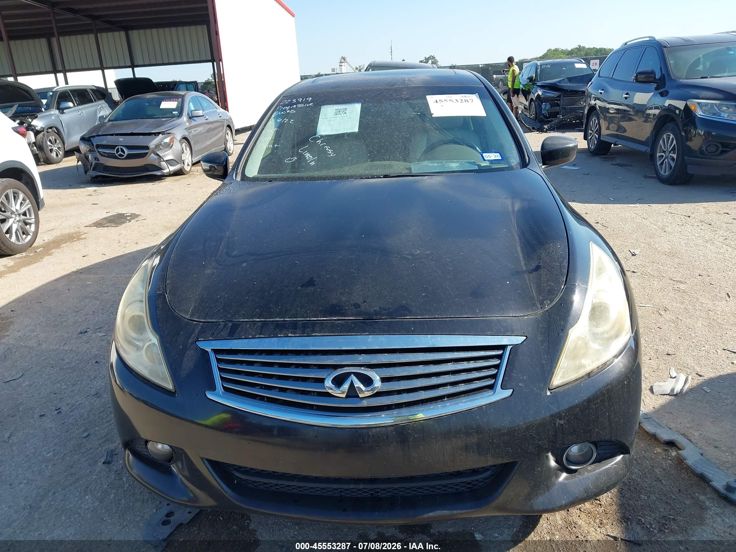 2012 Infiniti G37 Journey Black vin: JN1CV6AP0CM935032