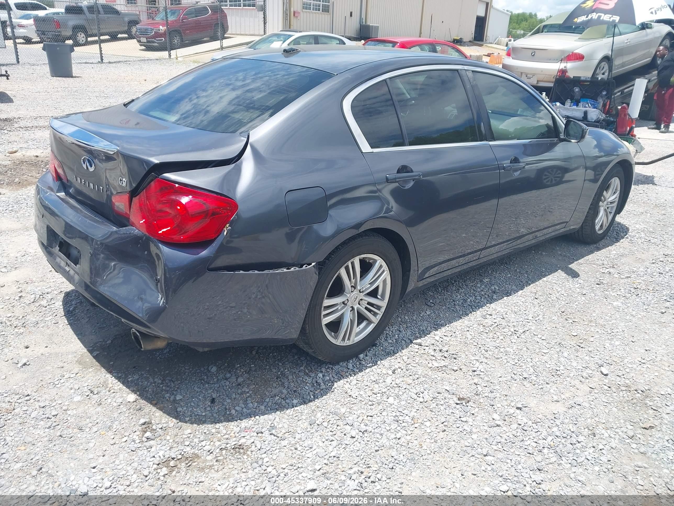 2012 Infiniti G37 Journey Blue vin: JN1CV6AP0CM936505