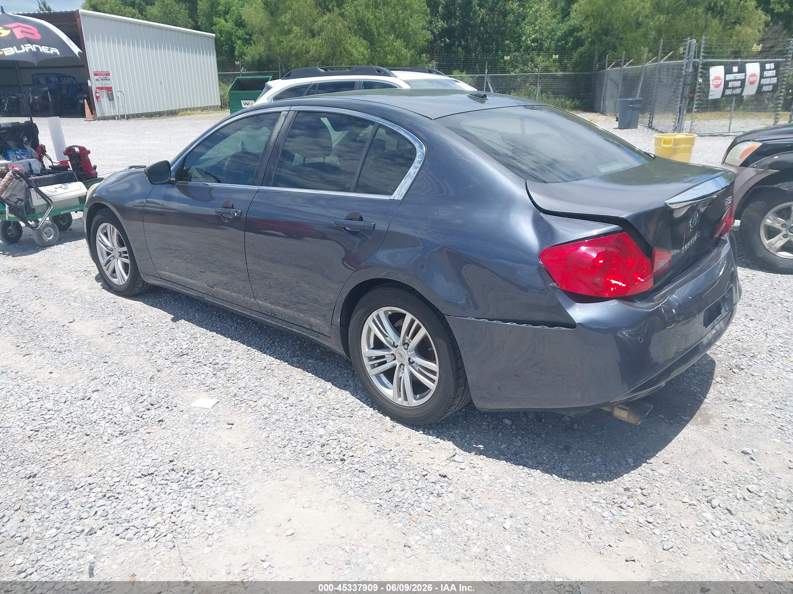 2012 Infiniti G37 Journey Blue vin: JN1CV6AP0CM936505