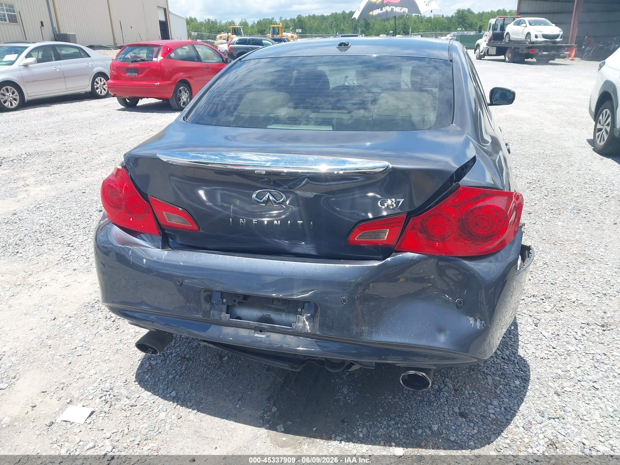 2012 Infiniti G37 Journey Blue vin: JN1CV6AP0CM936505