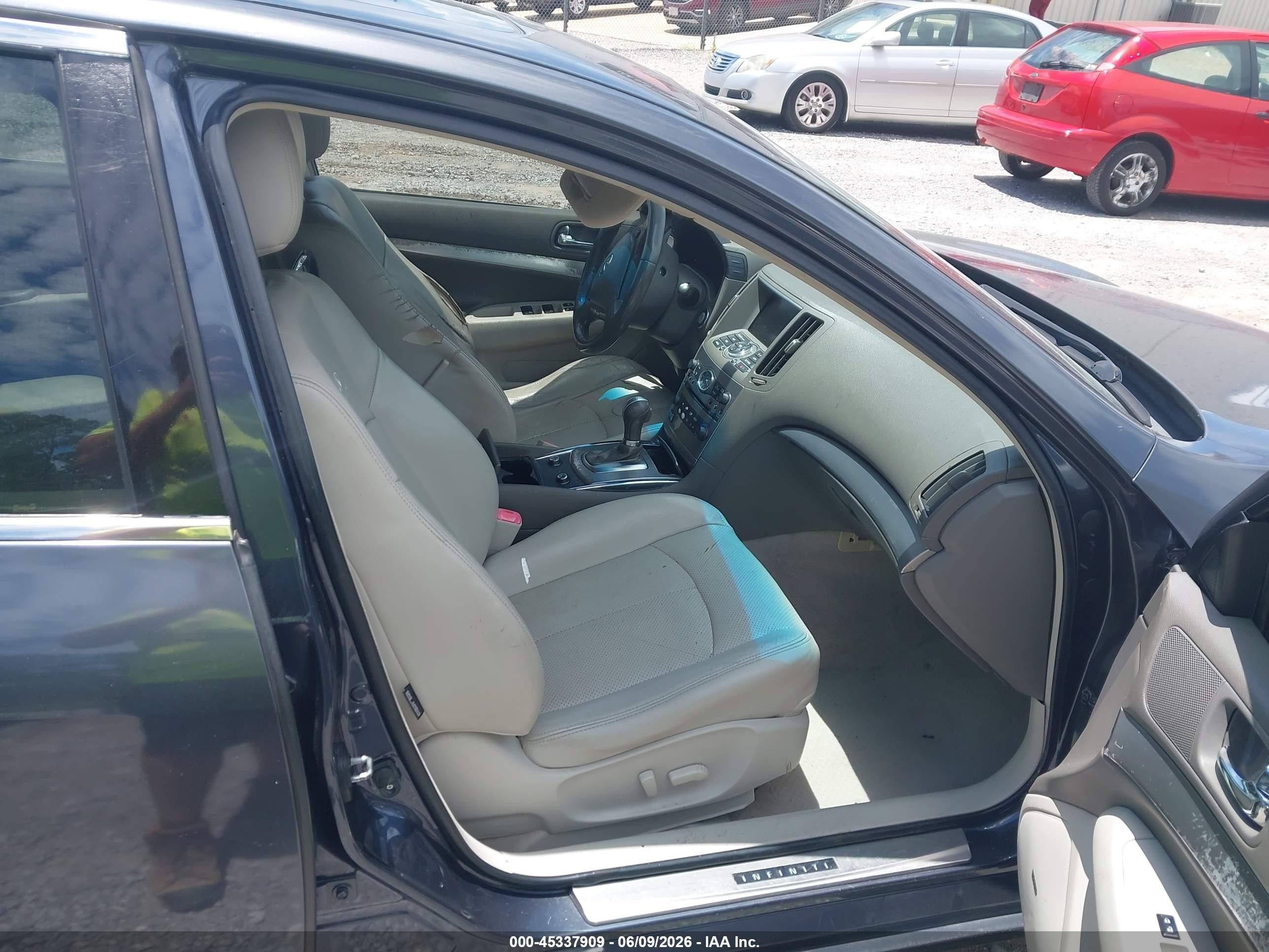 2012 Infiniti G37 Journey Blue vin: JN1CV6AP0CM936505