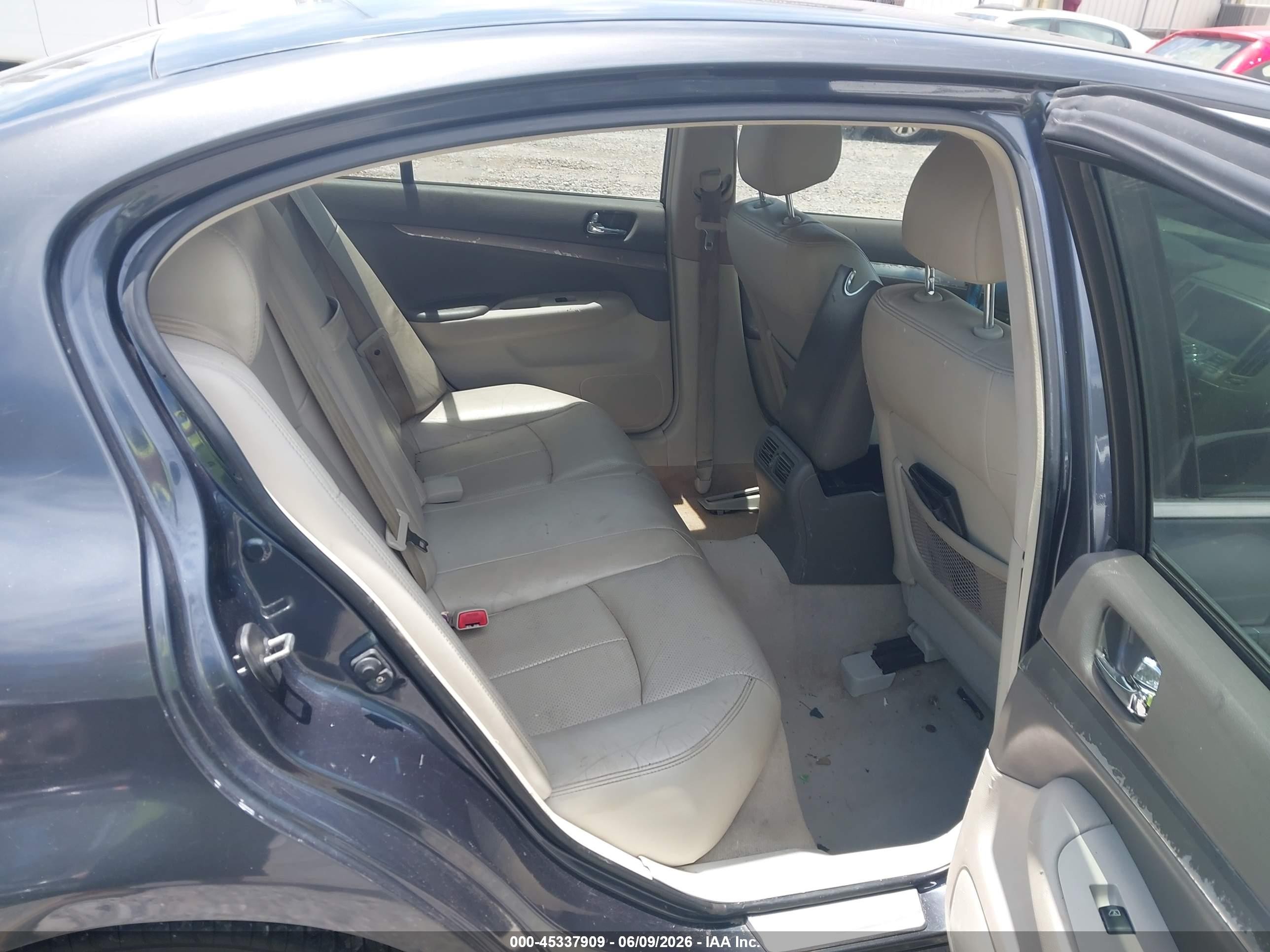 2012 Infiniti G37 Journey Blue vin: JN1CV6AP0CM936505