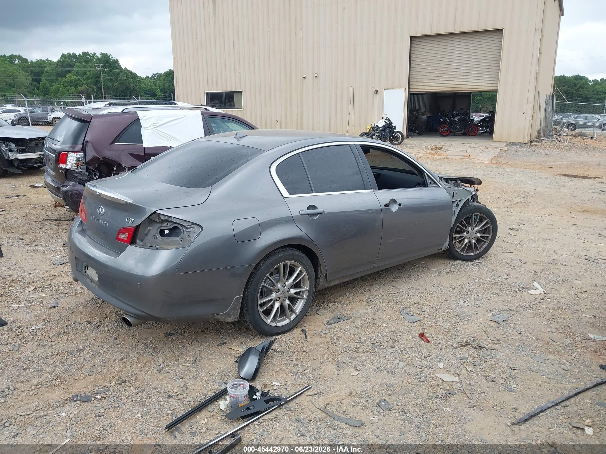 2012 Infiniti G37 Journey Gray vin: JN1CV6AP0CM936830