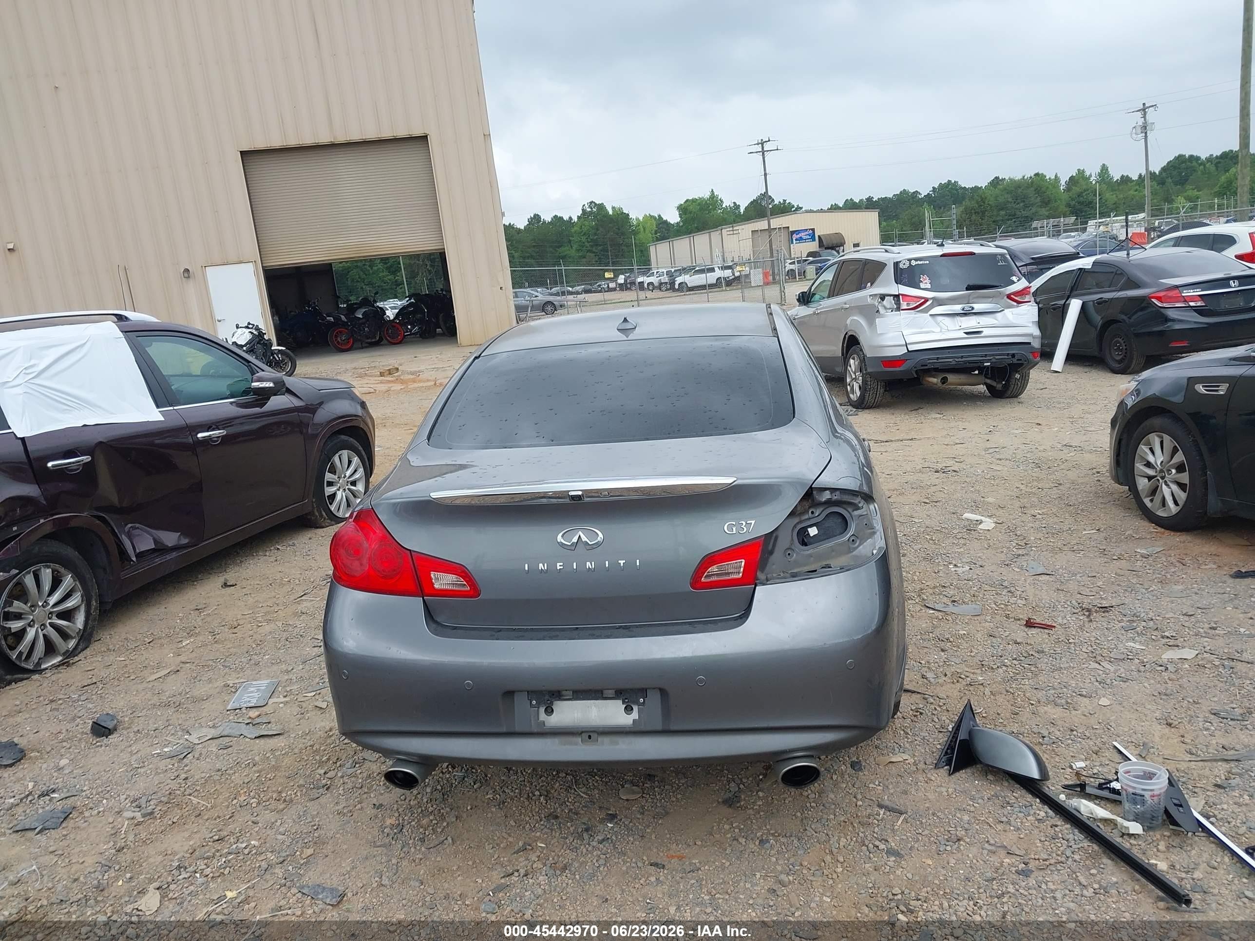 2012 Infiniti G37 Journey Gray vin: JN1CV6AP0CM936830