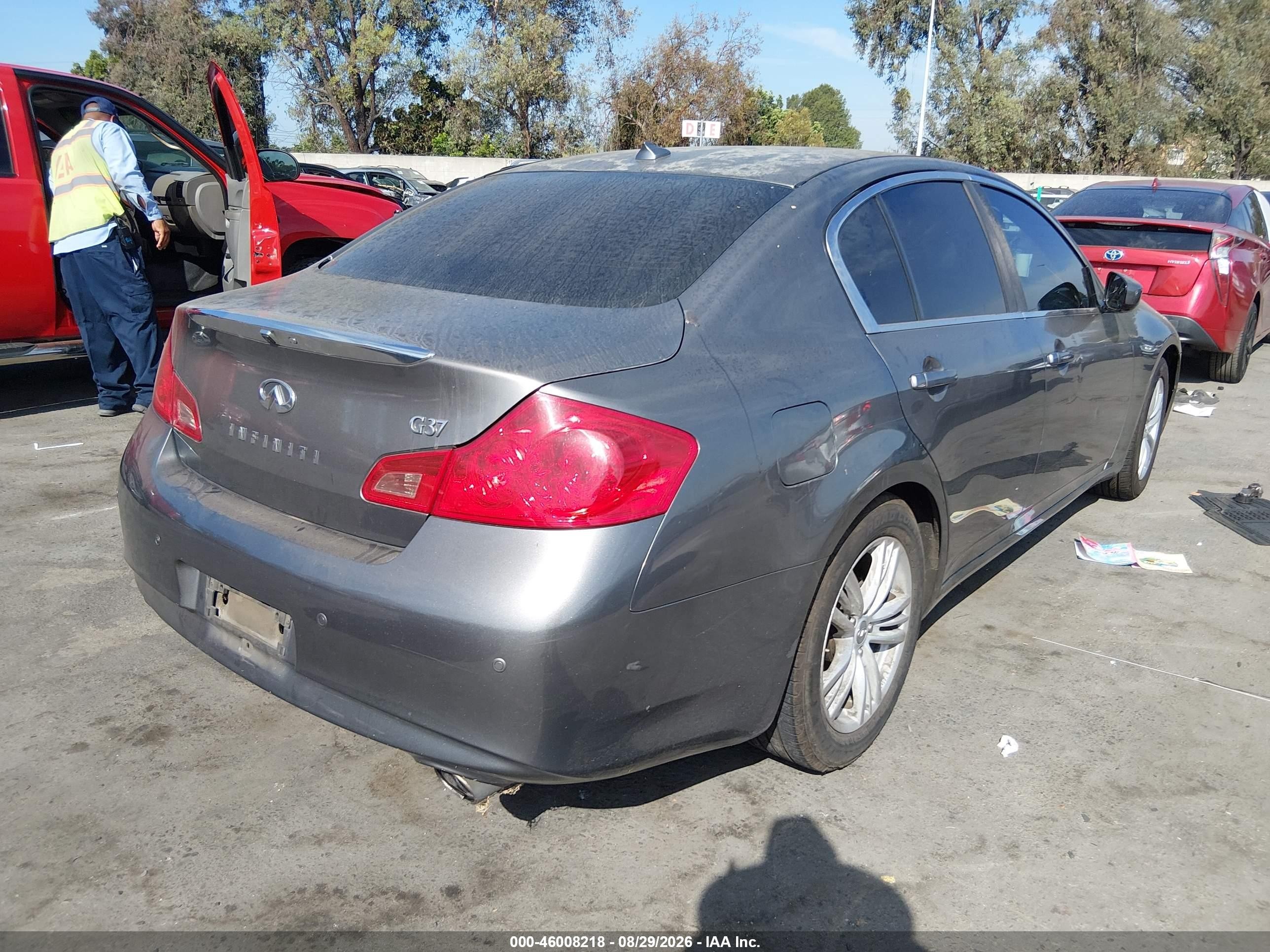 2013 Infiniti G37 Journey Gray vin: JN1CV6AP0DM301656