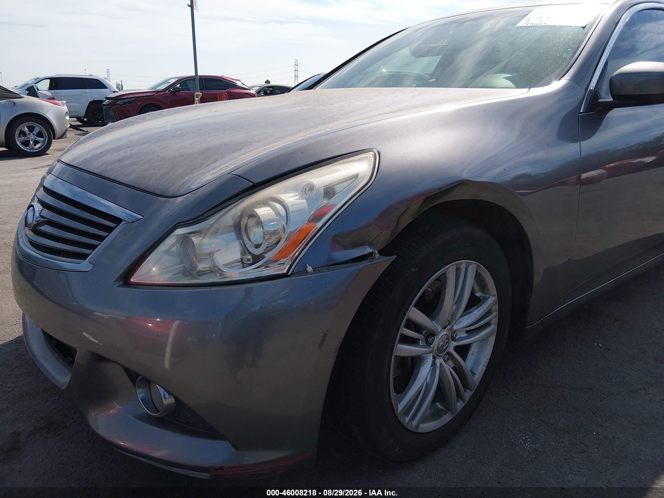 2013 Infiniti G37 Journey Gray vin: JN1CV6AP0DM301656
