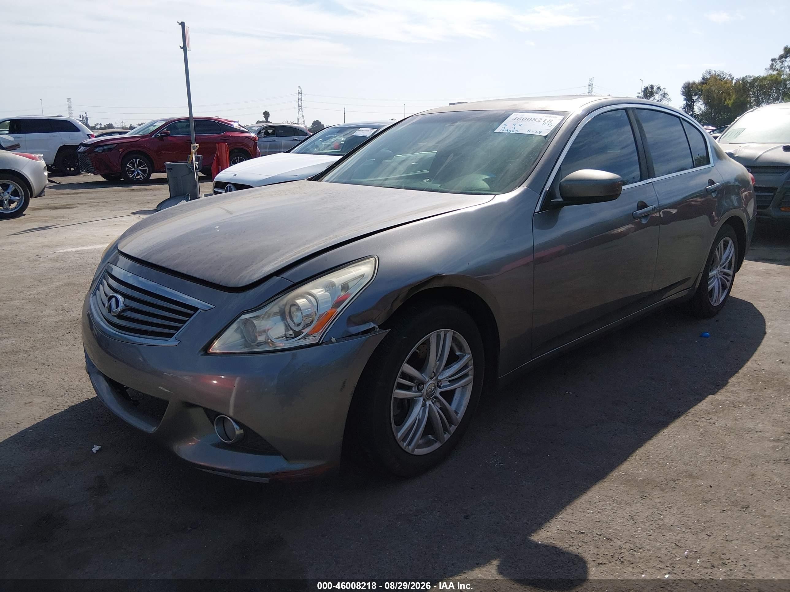 2013 Infiniti G37 Journey Gray vin: JN1CV6AP0DM301656