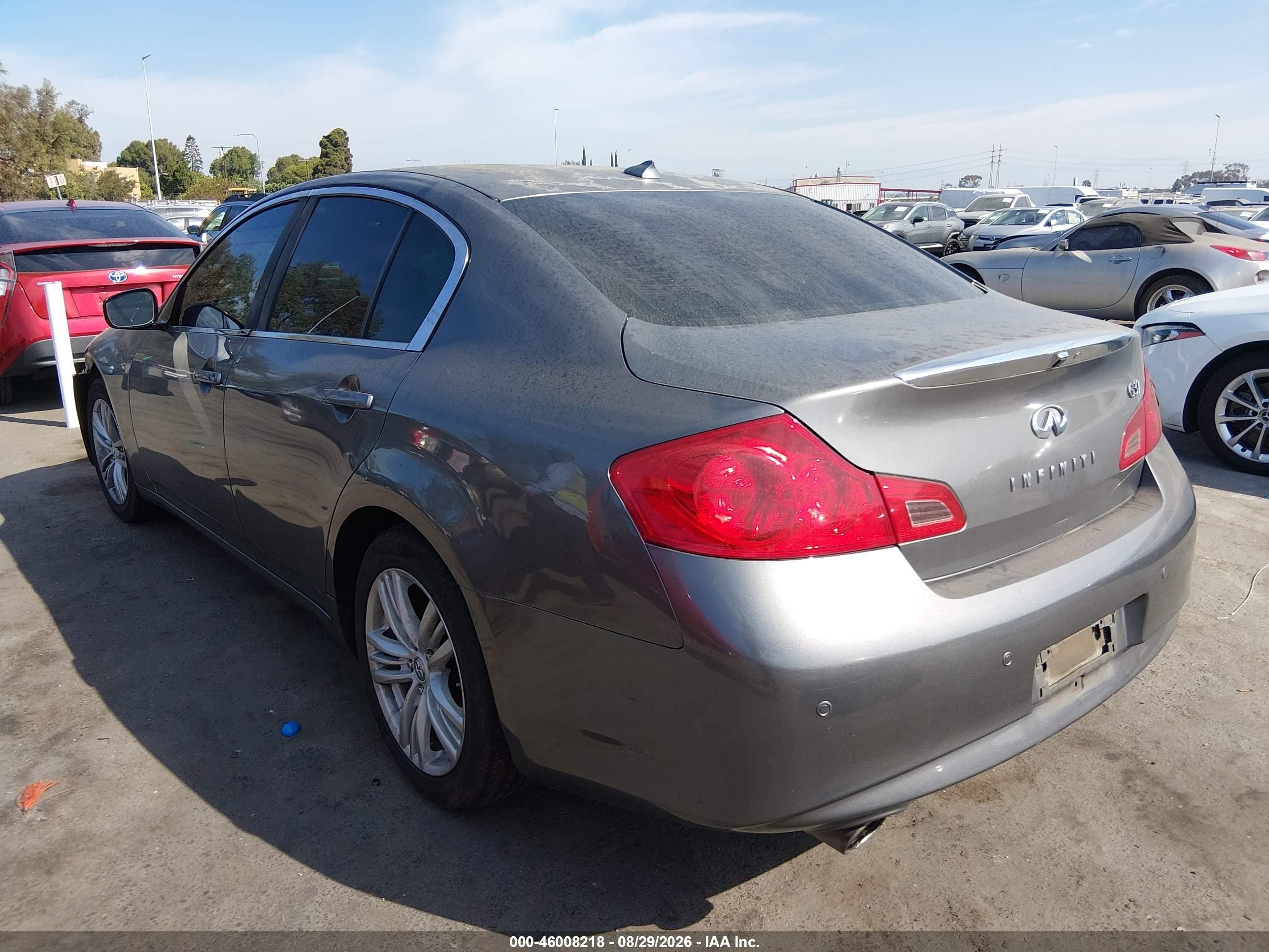 2013 Infiniti G37 Journey Gray vin: JN1CV6AP0DM301656