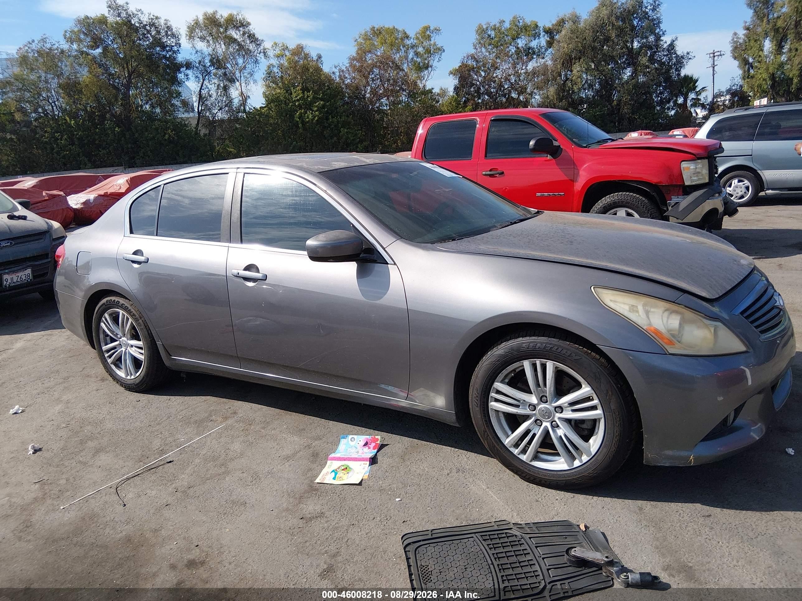 2013 Infiniti G37 Journey Gray vin: JN1CV6AP0DM301656