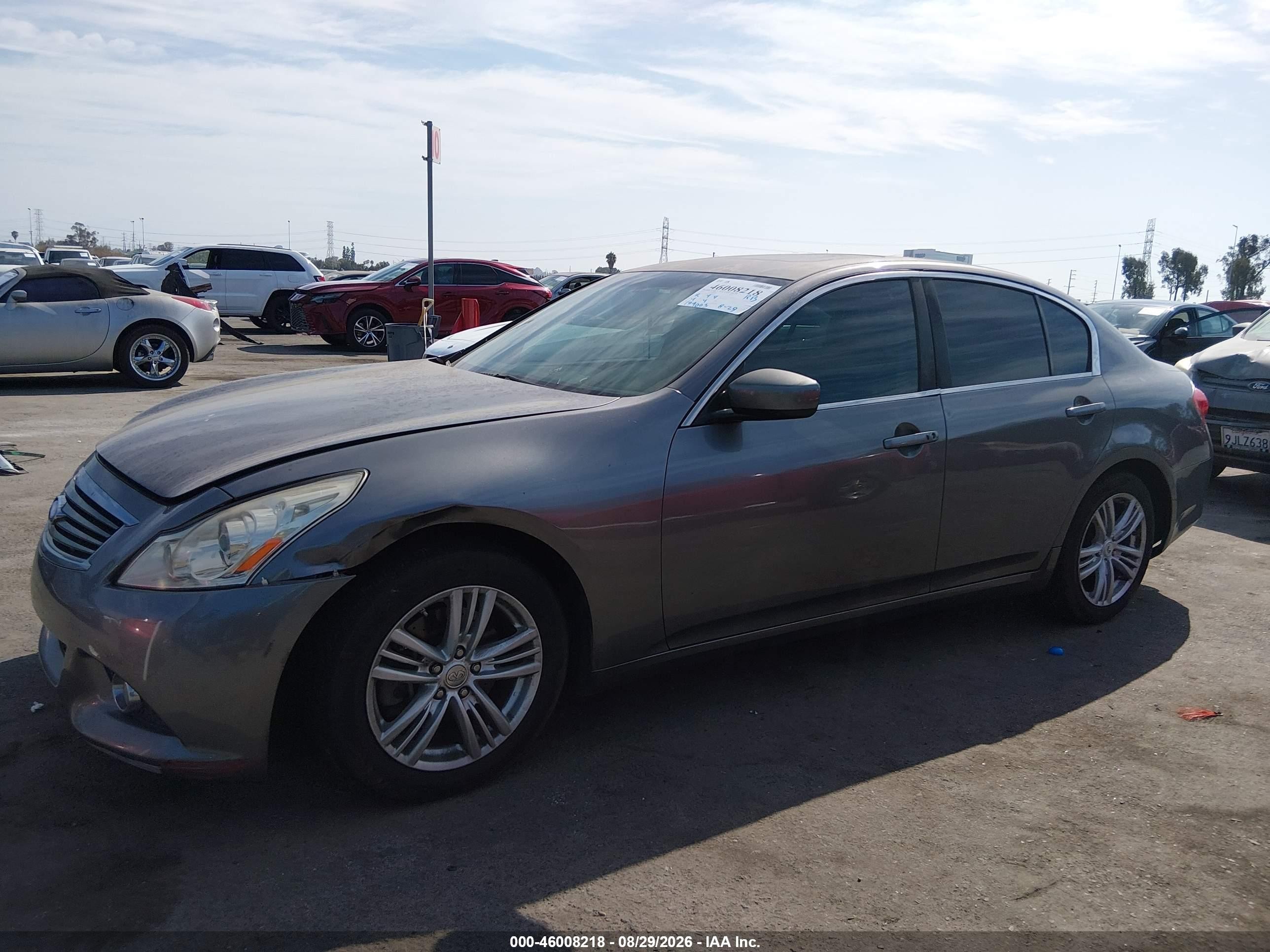 2013 Infiniti G37 Journey Gray vin: JN1CV6AP0DM301656