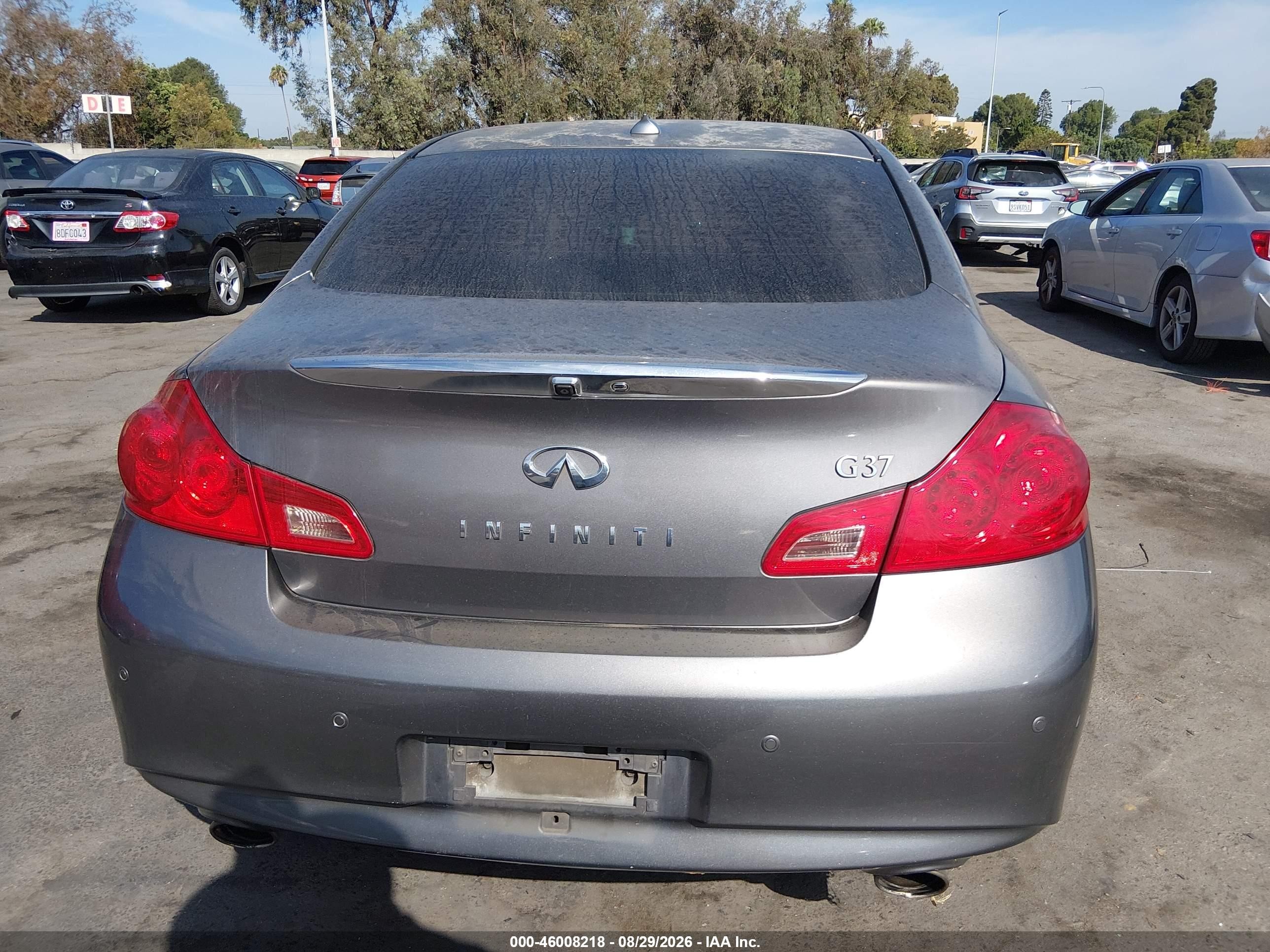 2013 Infiniti G37 Journey Gray vin: JN1CV6AP0DM301656