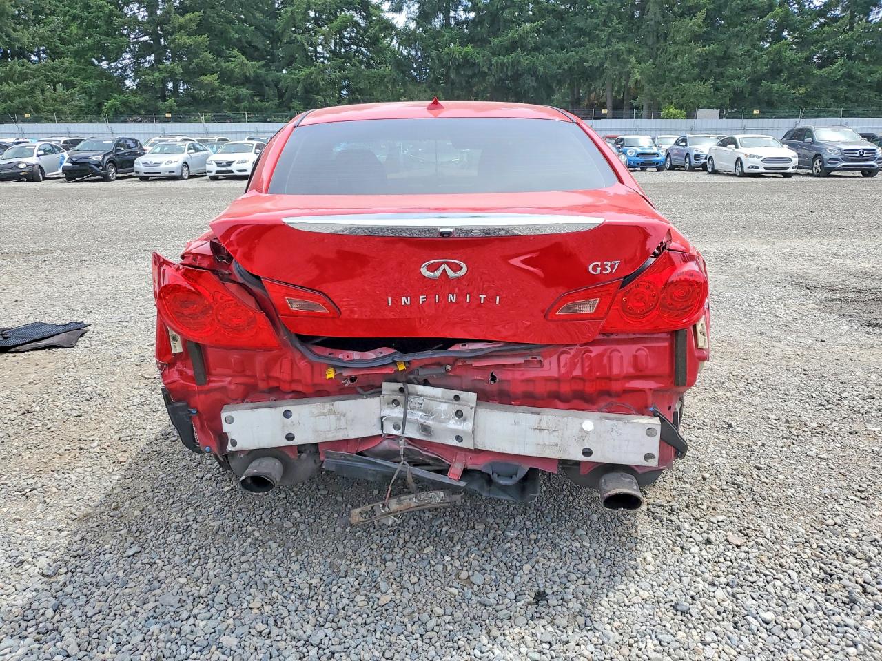 2013 Infiniti G37 Sedan Journey Red vin: JN1CV6AP0DM301933