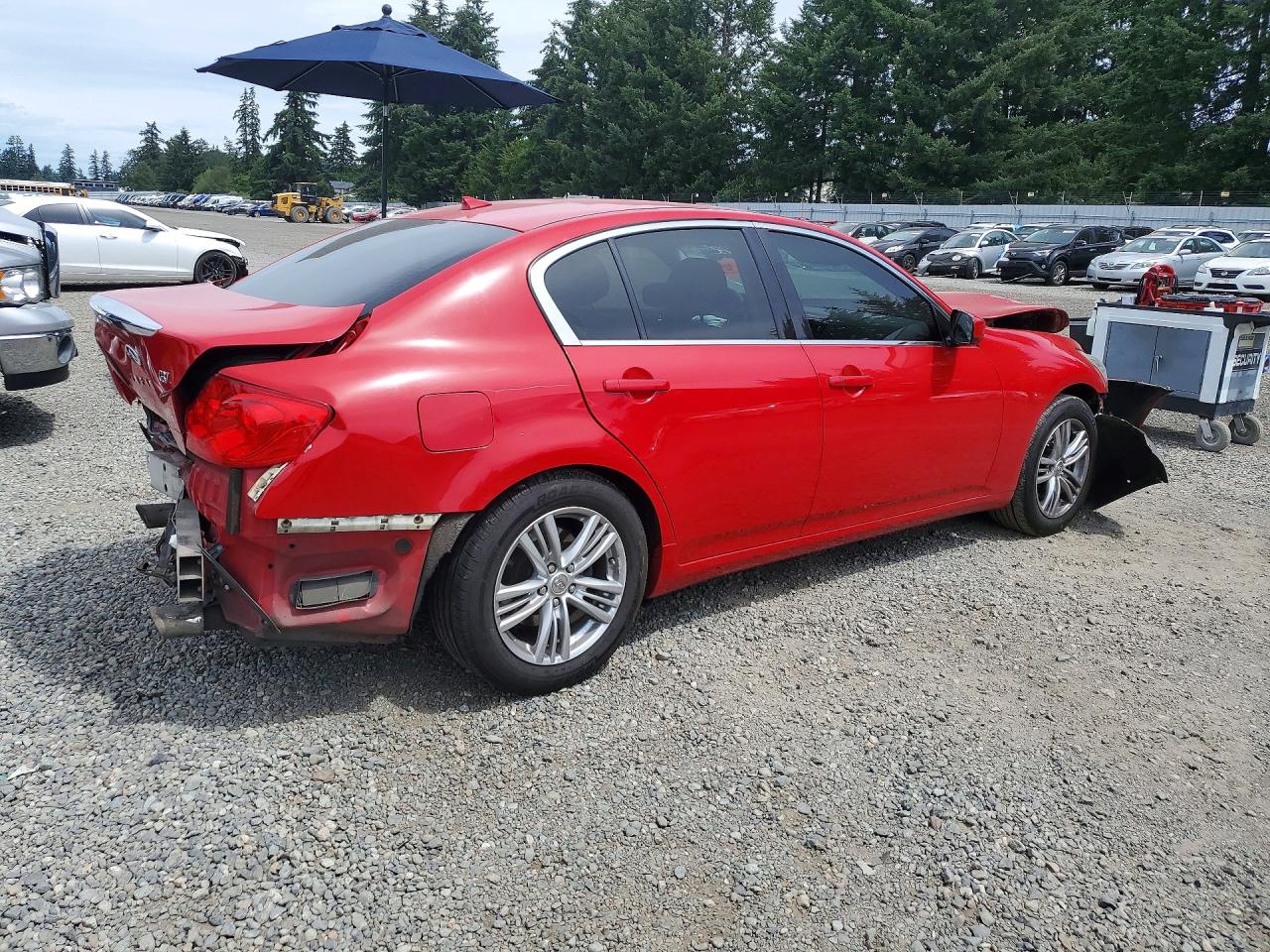 2013 Infiniti G37 Sedan Journey Red vin: JN1CV6AP0DM301933