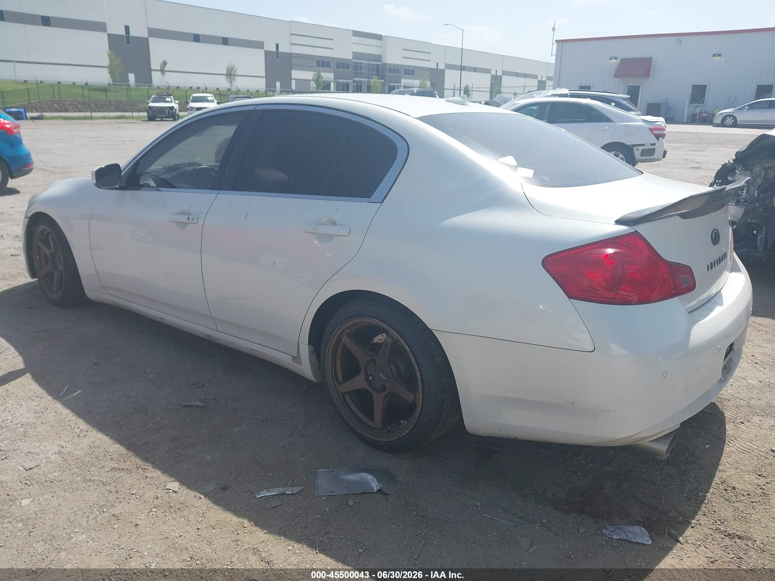 2013 Infiniti G37 Journey White vin: JN1CV6AP0DM304508