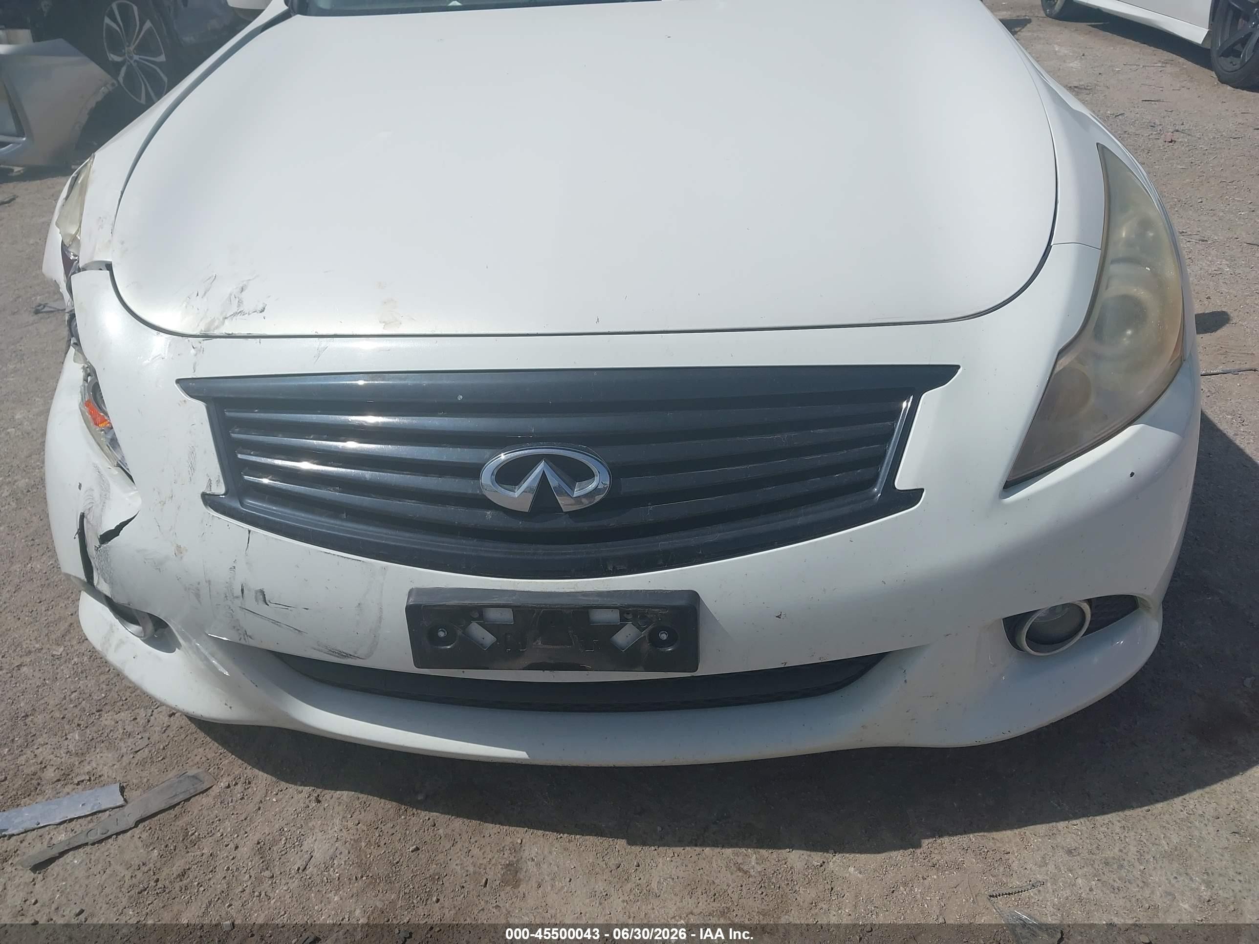 2013 Infiniti G37 Journey White vin: JN1CV6AP0DM304508