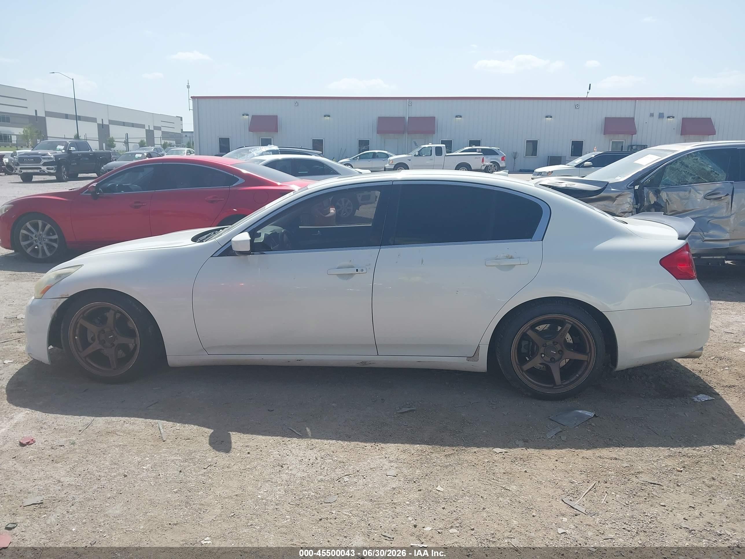 2013 Infiniti G37 Journey White vin: JN1CV6AP0DM304508