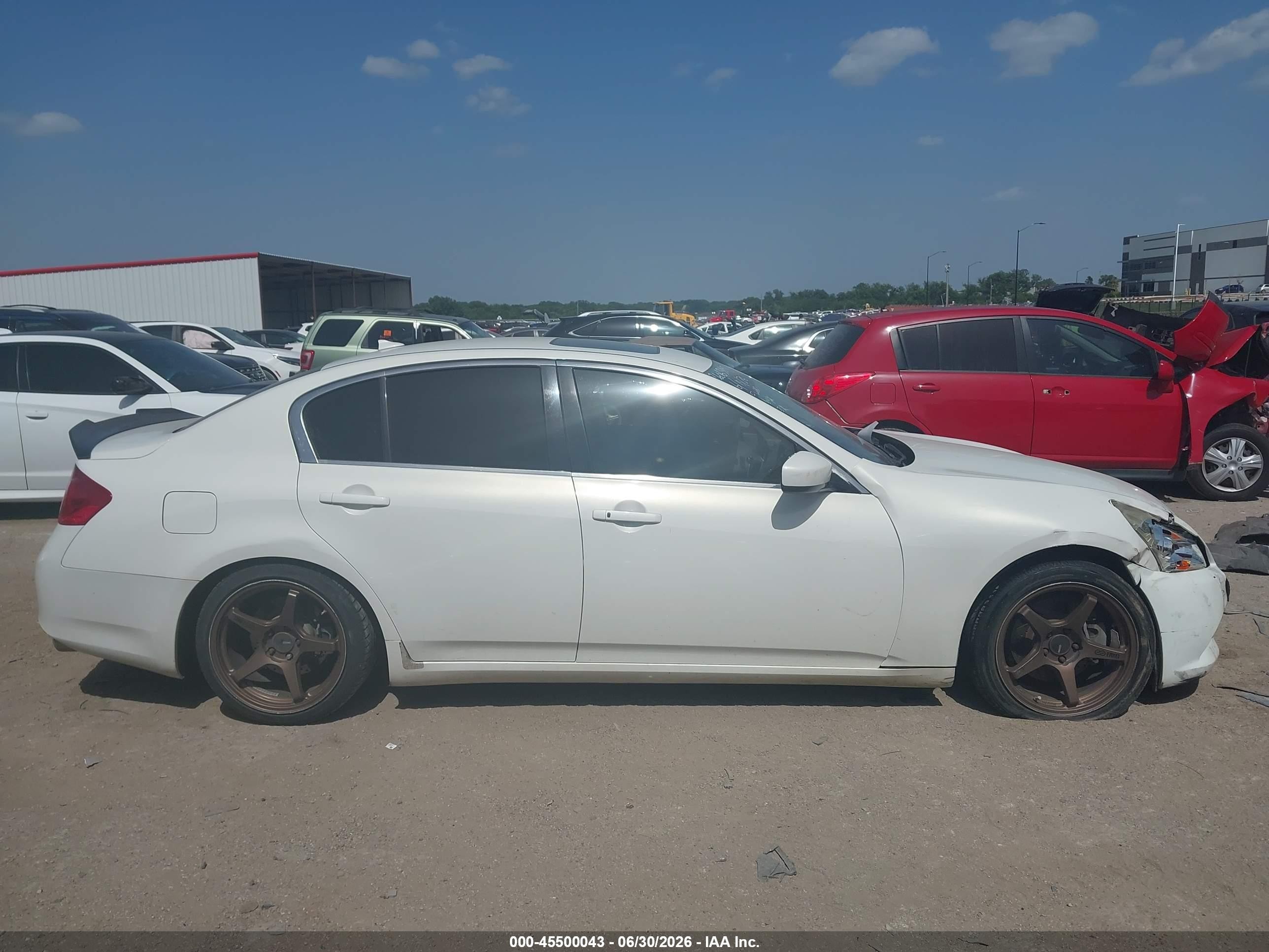 2013 Infiniti G37 Journey White vin: JN1CV6AP0DM304508